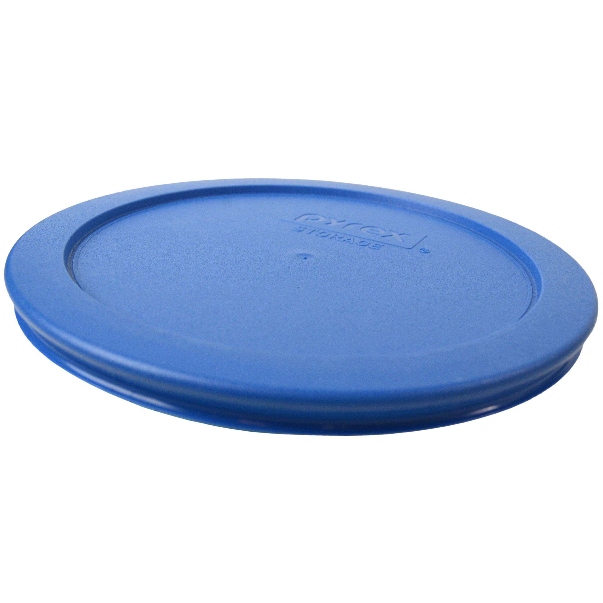 Pyrex 7201-PC Marine Blue Round Plastic Food Storage Replacement Lid - Made in USA | Airtight Seal for Meal Prep, Leftovers & Refrigerator Organization