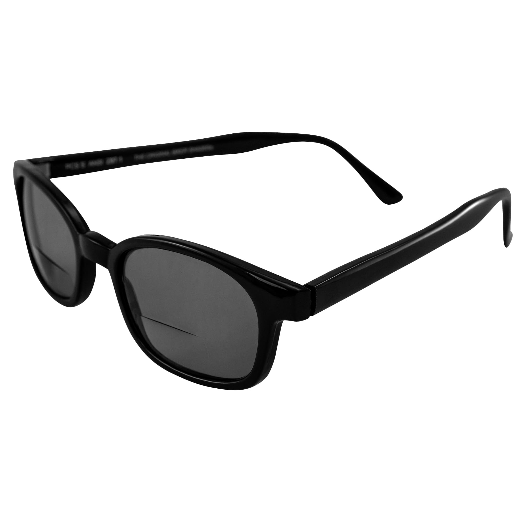 Pacific Coast Sunglasses X-Kd Readerz Smoke Lens 1.75 Rectangular Reading Sunglasses for Men & Women - Black Frame, 55mm Lens Width, 60mm Temple Length - Perfect for Driving, Reading & Outdoor Activities