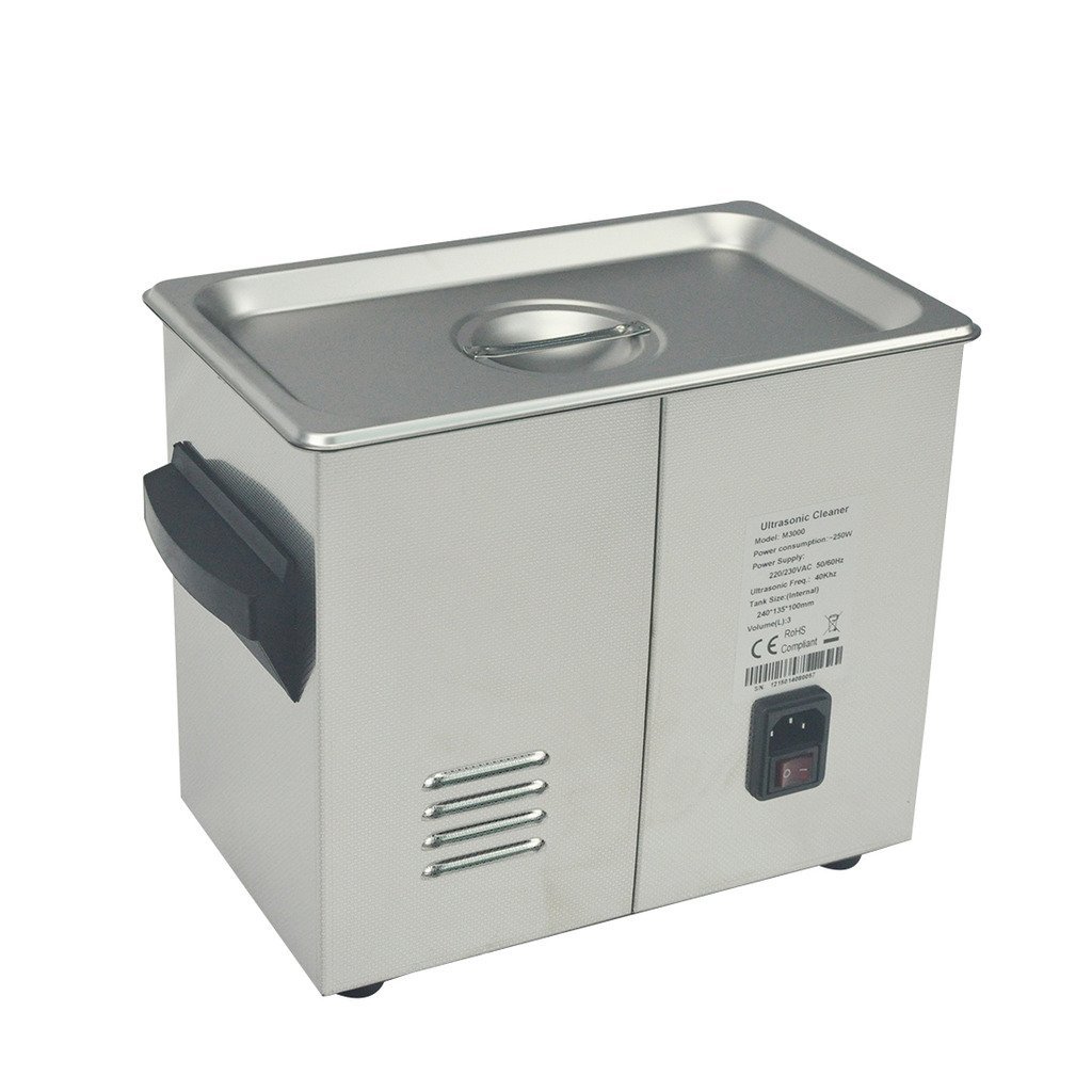 Rhegeneshop 110V 3L Stainless Steel Industrial Ultrasonic Cleaner with Heater & Timer - Perfect for Jewelry, Dental Tools, and Automotive Parts Cleaning