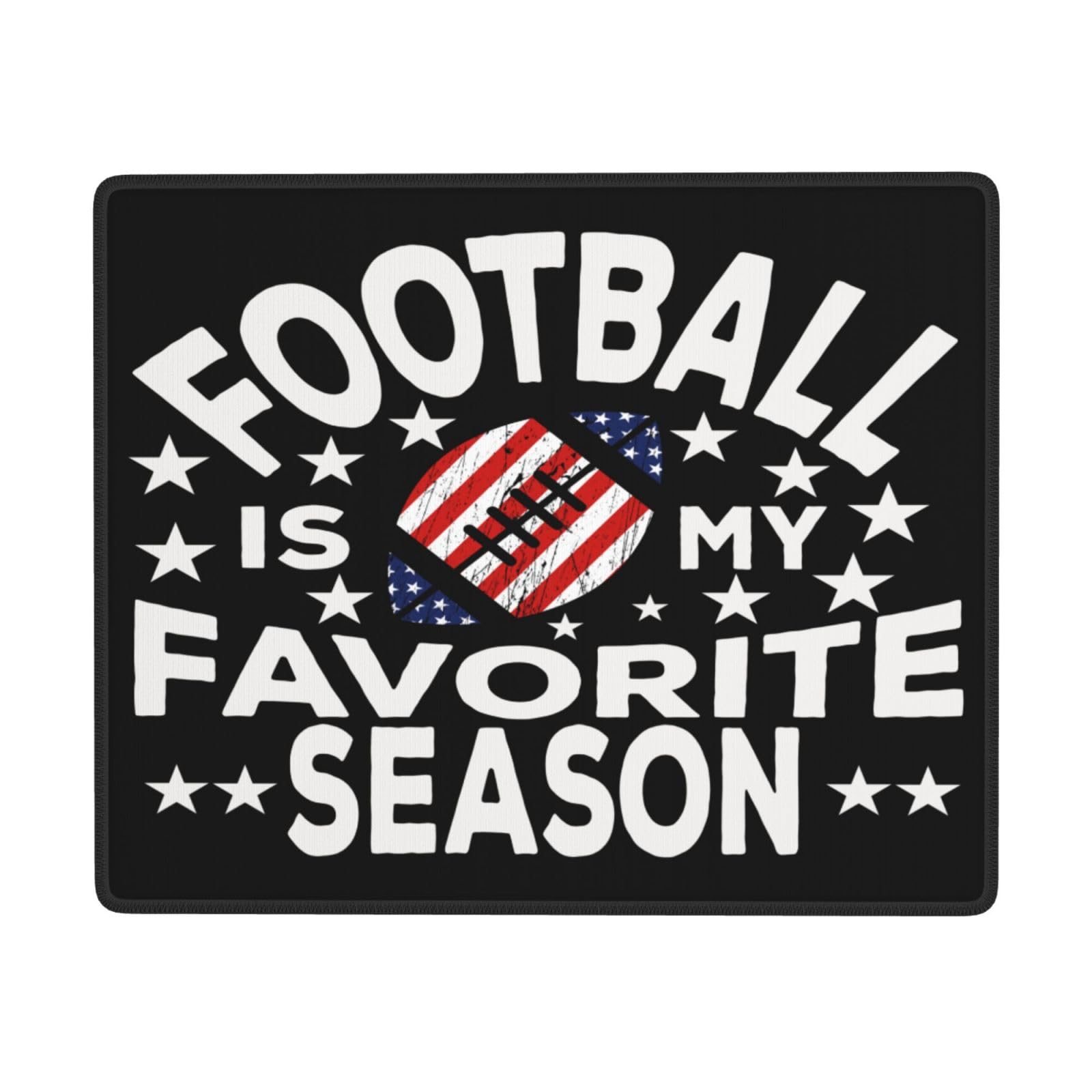 SIYTUAU Football-Themed Mouse Pad - Waterproof, Non-Slip Rubber Gaming Mousepad (7x9 inches) for Office, Laptop & PC - Perfect for Sports Fans, Gamers & Workstations