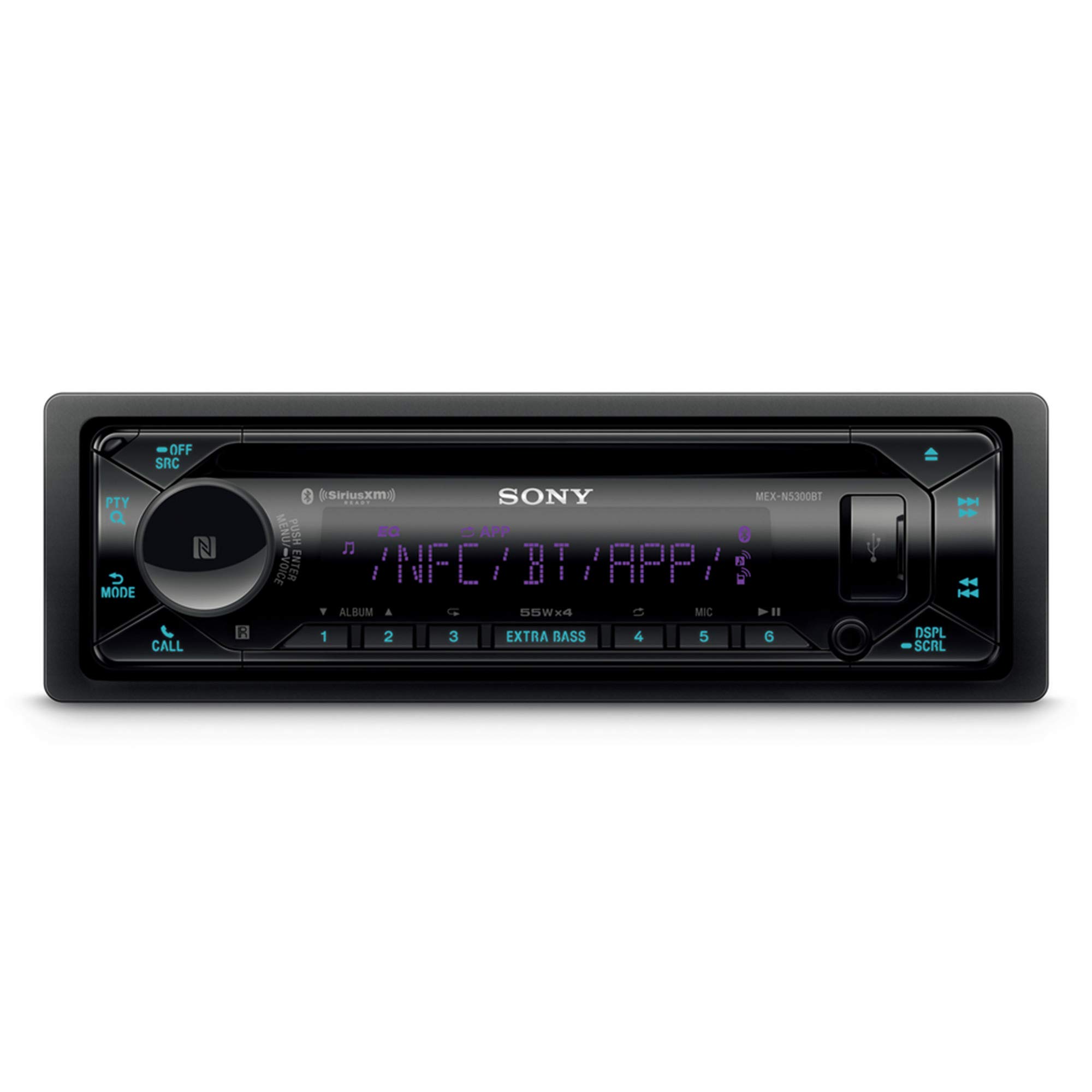 Sony MEX-N5300BT Bluetooth CD Receiver with SiriusXM SXV300V1 Satellite Radio Tuner - Car Stereo System for Hands-Free Calling & Streaming Music | Perfect for Road Trips & Daily Commutes