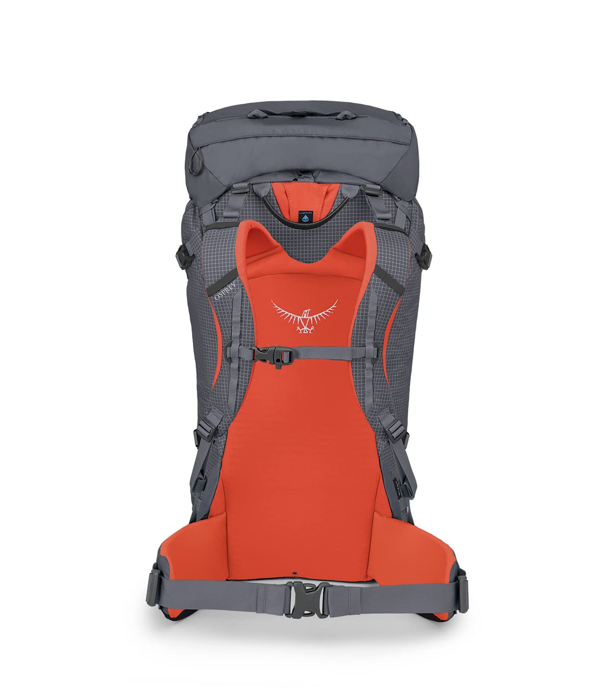 Osprey Mutant 52L Unisex Climbing Backpack - Lightweight Mountaineering Pack for Hiking & Outdoor Adventures - Tungsten Grey (S/M) - Perfect for Rock Climbing, Trekking & Camping Trips
