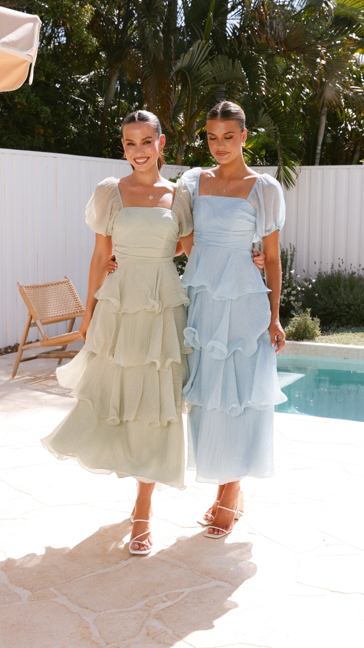 Lanelle Maxi Dress for Women - Flowy Long Summer Dress in Blue - Perfect for Beach, Vacation & Casual Outings