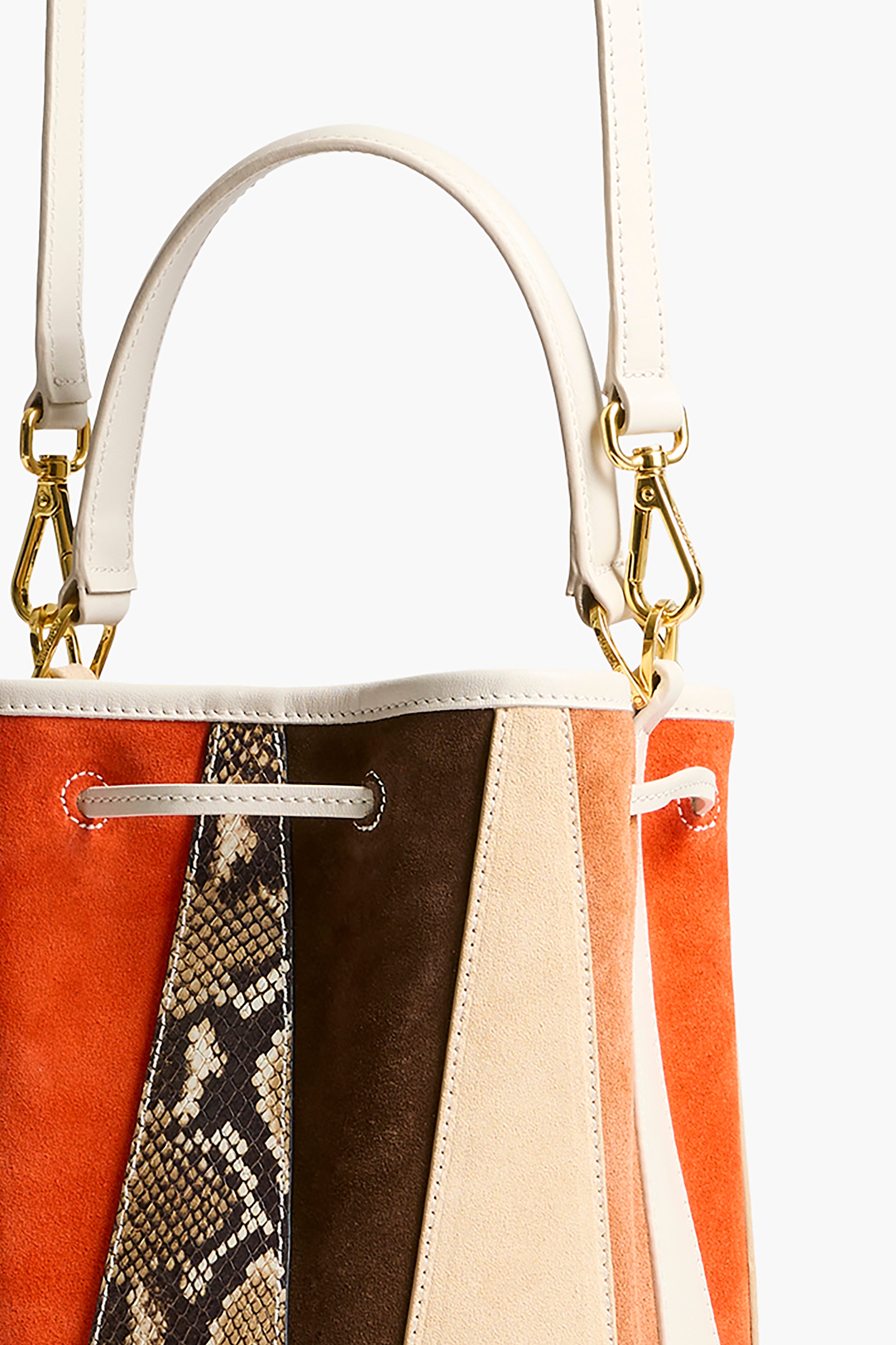 Small Patchwork Ivory Drum Bag - Lightweight & Durable for Drummers, Perfect for Gigging, Travel & Storage - Musical Instrument Accessories