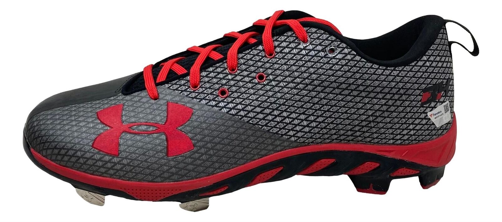 Bryce Harper Autographed Game-Issued Philadelphia Phillies Under Armour Cleats - Authentic MLB Memorabilia for Collectors & Sports Fans - Perfect for Display & Gifting
