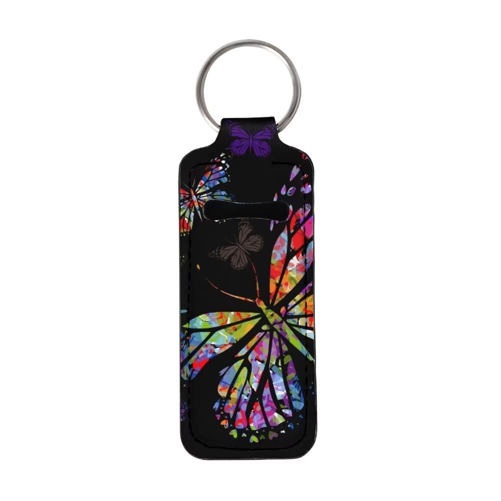 YoungerBaby Travel Lip Balm Holder - Keychain Lipstick Carrier & Chapstick Clip for Women, Girls - Perfect for Purse, Backpack, Gym Bag, and Everyday Use