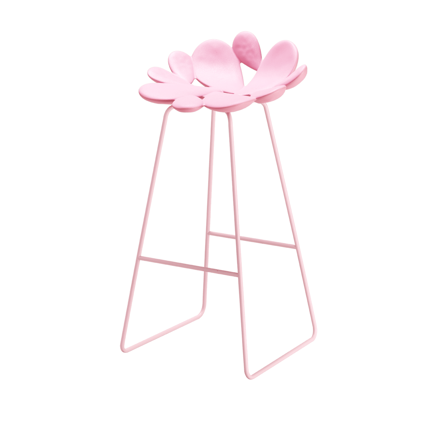 Qeeboo Filicudi Stool - Modern Designer Bar Stool for Kitchen, Dining & Living Room - Lightweight Plastic Chair for Home & Office Decor