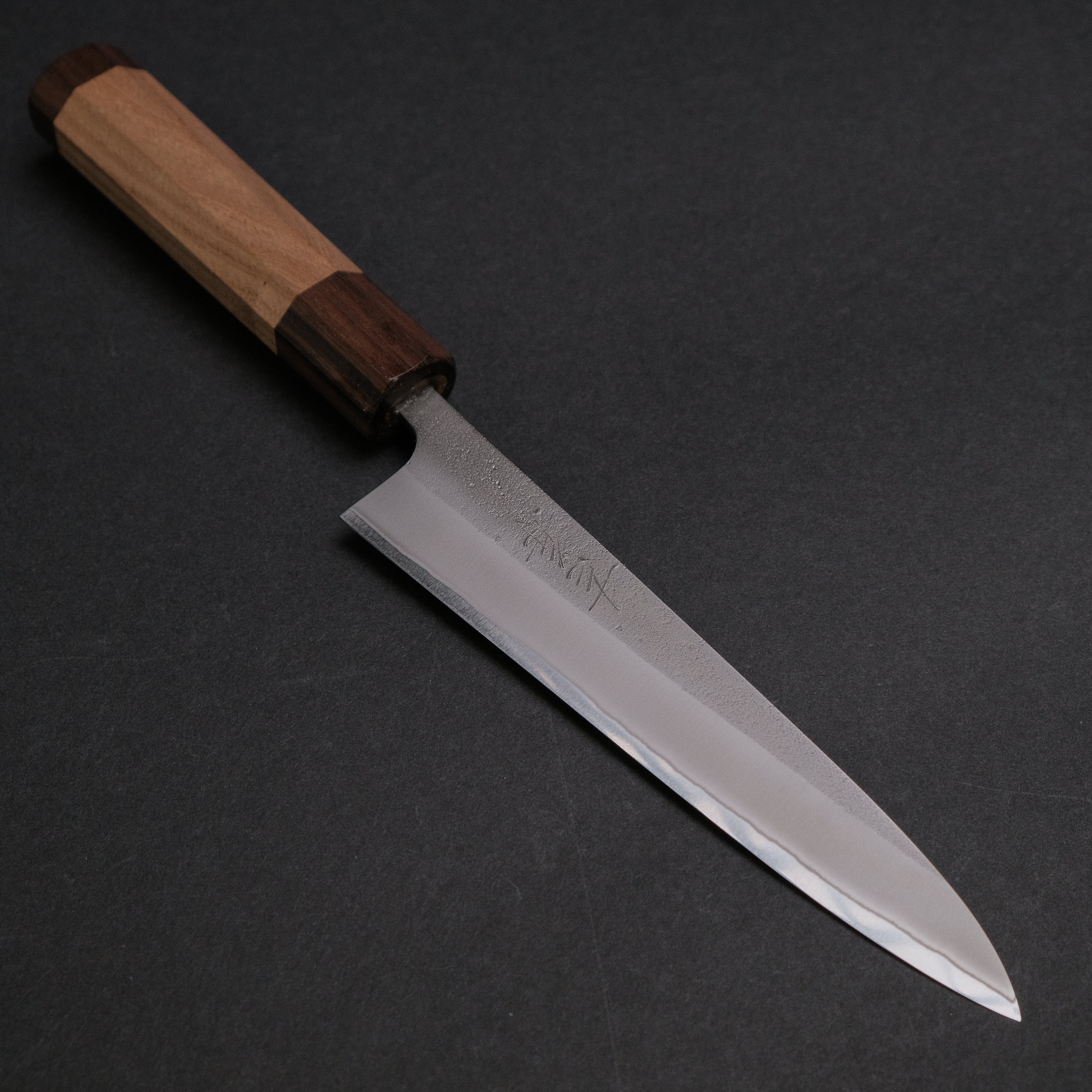 Yoshikane White #2 Nashiji Petty Knife 150mm with Enju Handle - Premium Japanese Kitchen Knife for Slicing, Peeling & Precision Tasks