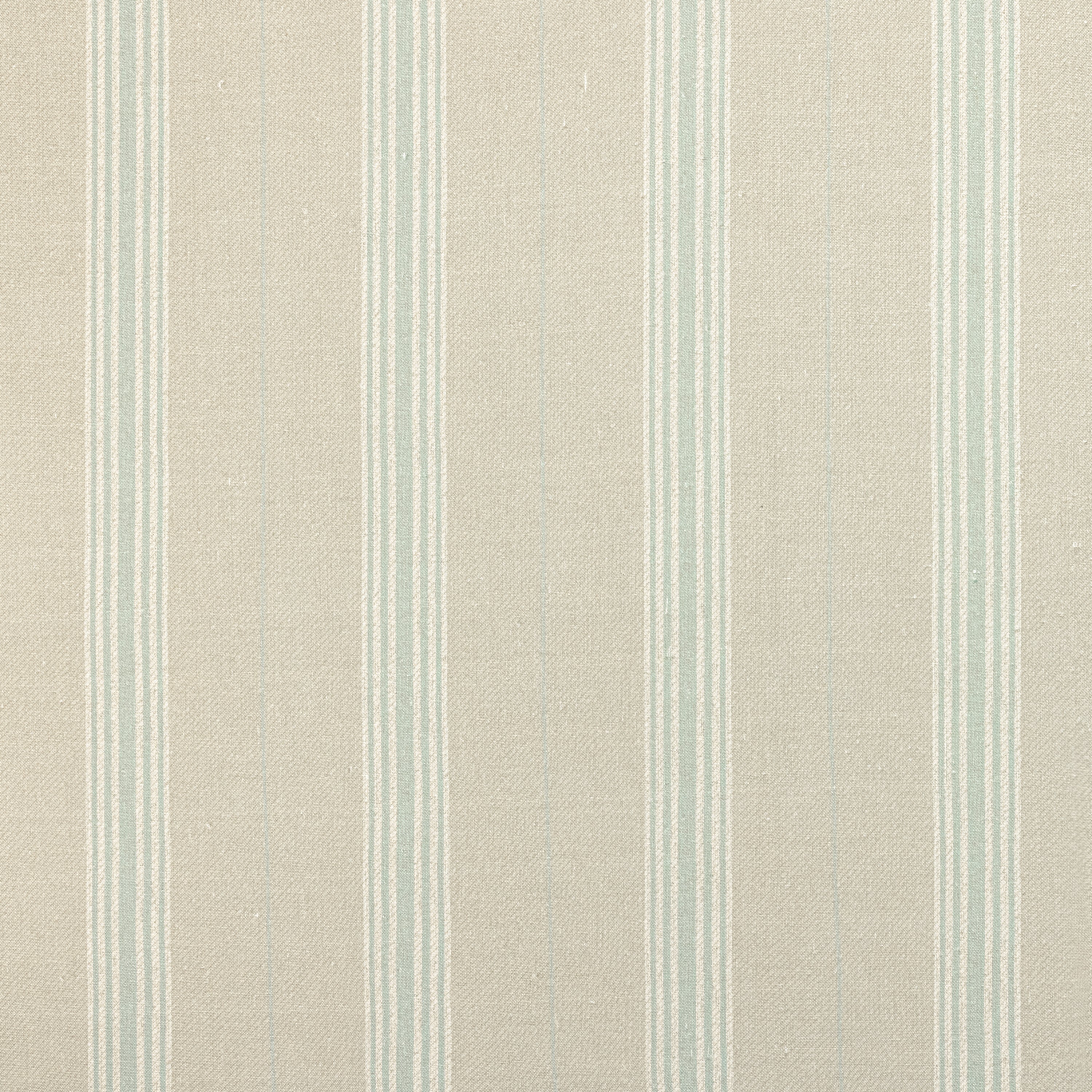 Vallon Stripe Linen Throw Pillow Cover - Duck Egg Blue Decorative Cushion Case for Sofa, Bed, Living Room & Home Decor