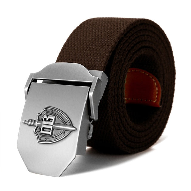 Russian Military Belt - 3D Border Guard Troop Buckle Canvas Strap for Tactical & Outdoor Use | Army Style Waistband for Cosplay, Collectors & Survival Gear