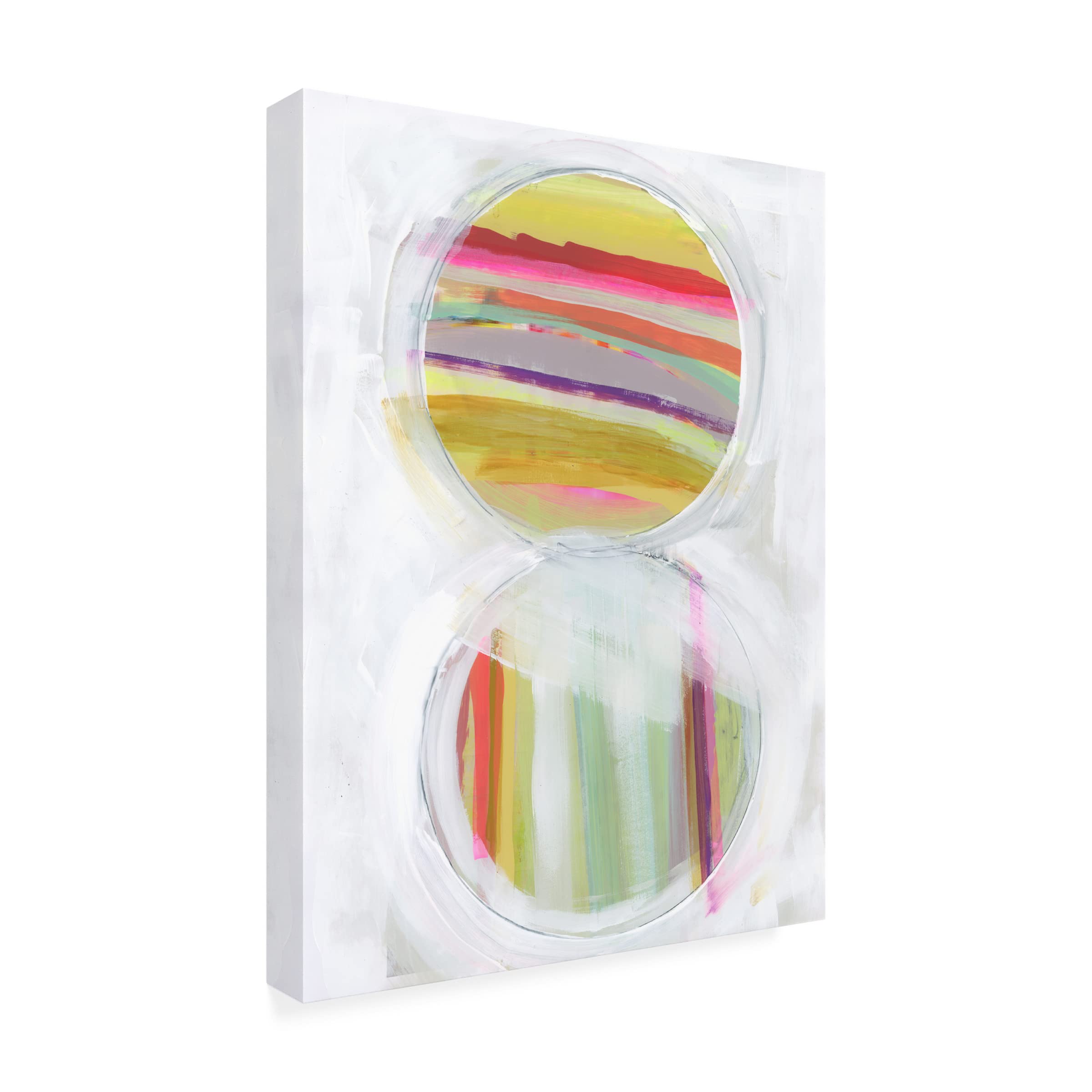 Bellissimo Art 'Art in Whites VIII' Premium Canvas Wall Art - 24x32 Inches - Modern Home & Office Decor - Perfect for Living Room, Bedroom, or Gallery Display