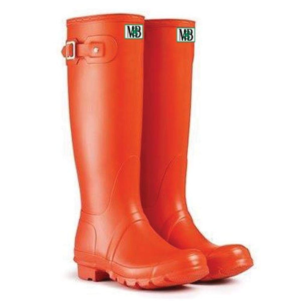 Women's Tall Rubber Rain Boots - Waterproof & Durable Welly Boots for Gardening, Hiking & Outdoor Activities