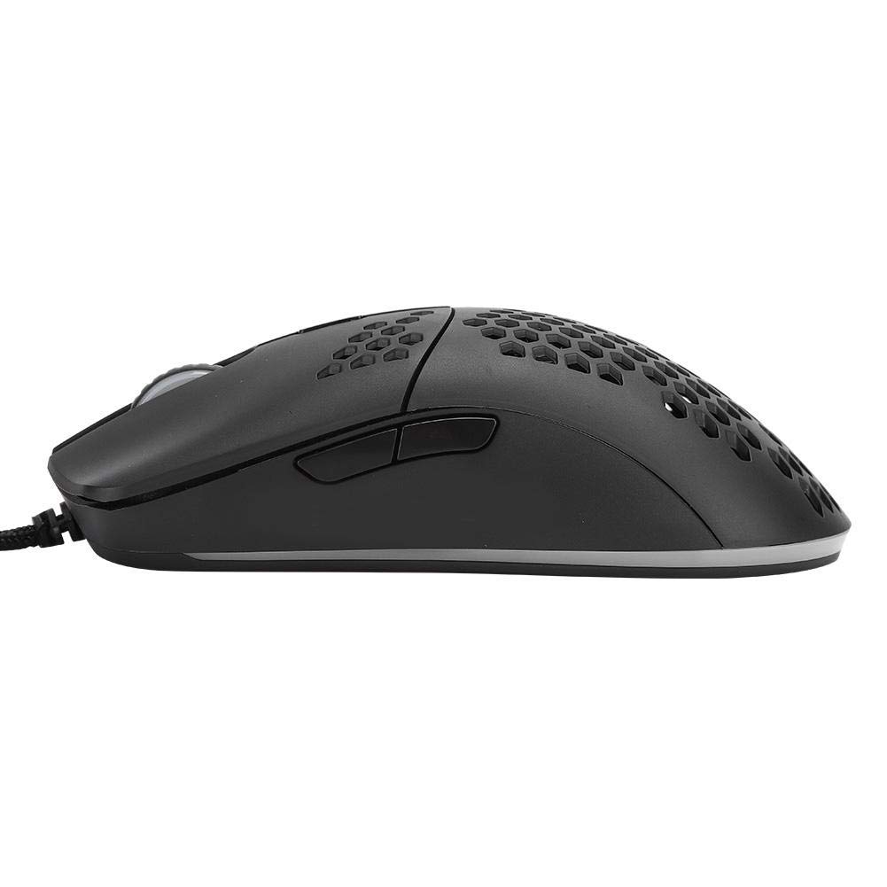 Topiky Wired Gaming Mouse - USB Macro Programmable RGB Mouse with 6 Lighting Modes & 6400 DPI Adjustable Sensitivity | Plug & Play for Windows PC | Perfect for FPS, MOBA & Esports Gaming