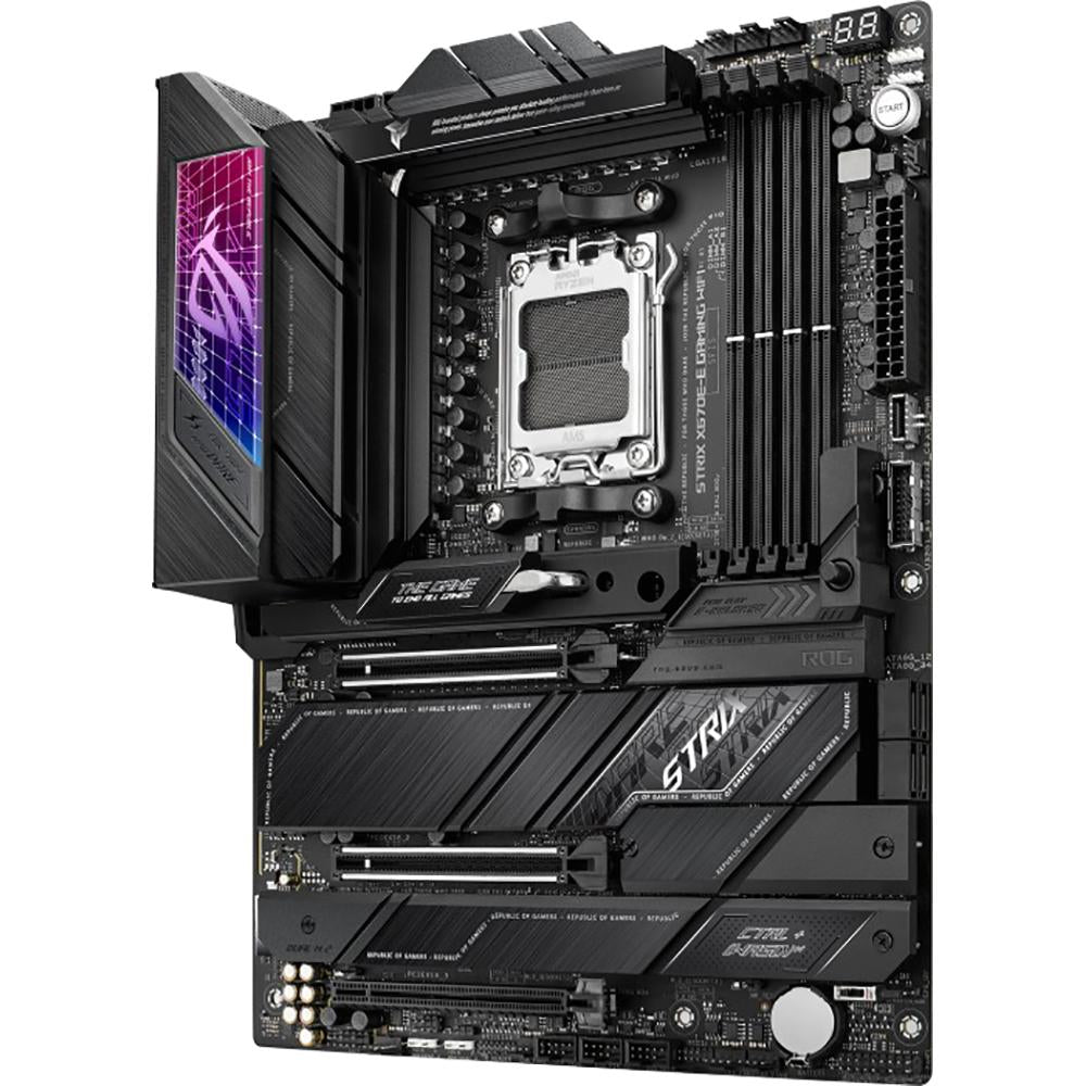ASUS ROG STRIX X670E-E Gaming WiFi 6 Motherboard - AMD AM5 Socket, DDR5, PCIe 5.0, 2.5Gb LAN - Perfect for High-End Gaming PCs & Content Creation Workstations