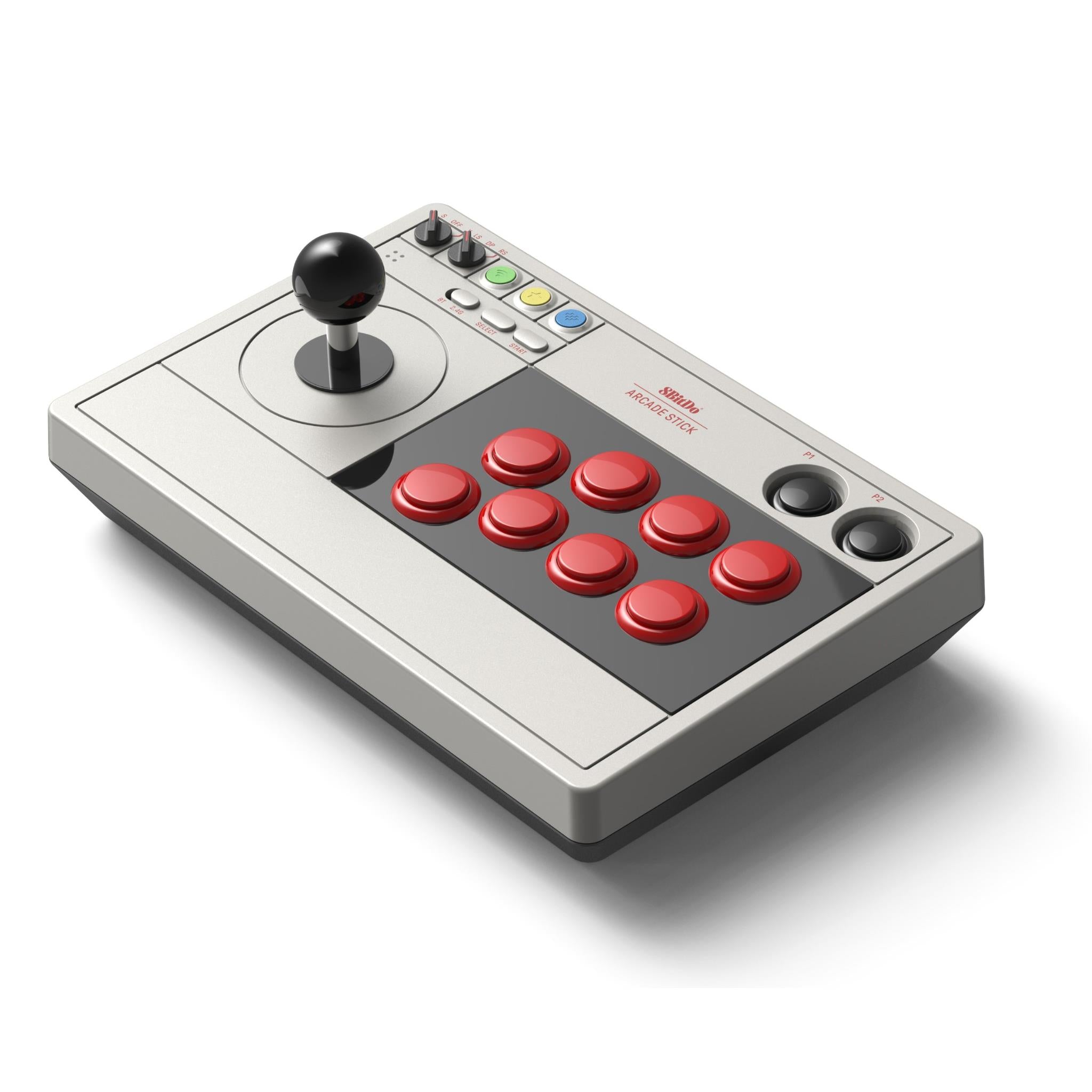 8BitDo Arcade Stick for PC, Switch, Raspberry Pi - Wireless Bluetooth Fight Joystick for Retro Gaming & Classic Arcade Games - Perfect for Street Fighter, Tekken & Fighting Game Enthusiasts