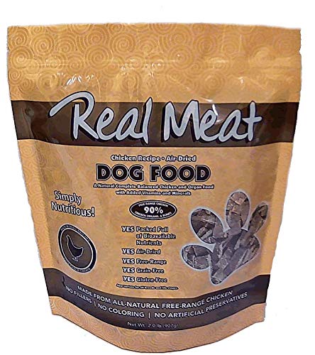 Premium Air-Dried Real Meat Dog Food - High Protein, Grain-Free & Natural - Perfect for Small & Large Breeds, Training Treats & Outdoor Adventures