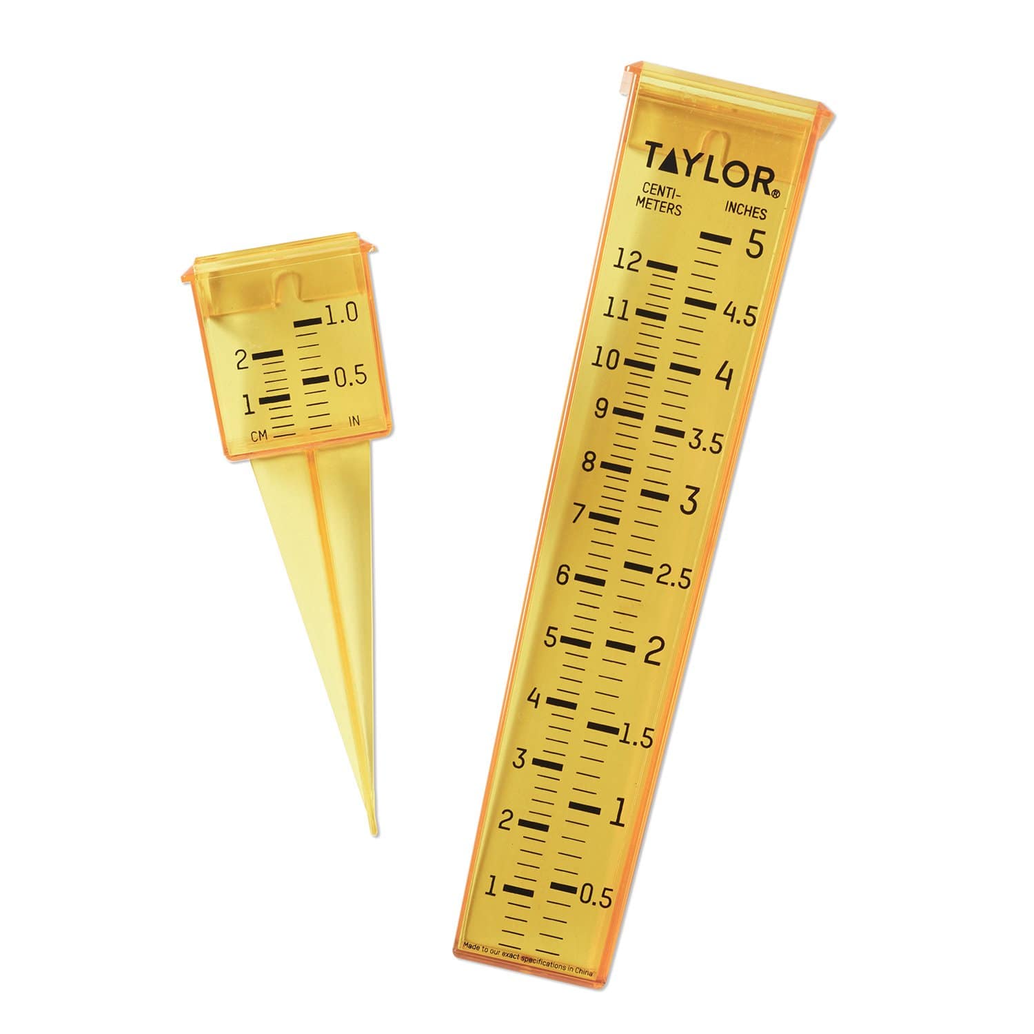 2 in 1 Rain and Sprinkler Gauge - Accurate Water Measurement Tool for Lawn & Garden Irrigation - Perfect for Monitoring Rainfall and Sprinkler System Efficiency