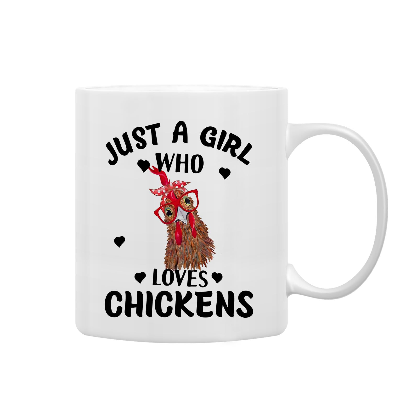 Funny Chicken Themed Coffee Mug - 11oz Ceramic Tea Cup for Chicken Lovers | Perfect Gift for Women & Girls Who Love Chickens | Great for Coffee, Tea, or Hot Chocolate at Home, Office, or Farmhouse Decor