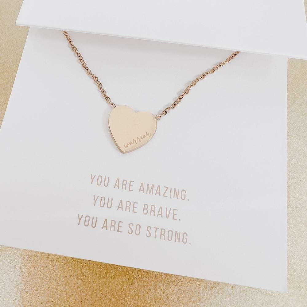 Sweet Heart Pendant Necklace for Women - 18K Gold Plated Stainless Steel, Waterproof & Tarnish-Free - Perfect for Valentine's Day, Anniversary & Romantic Gifts