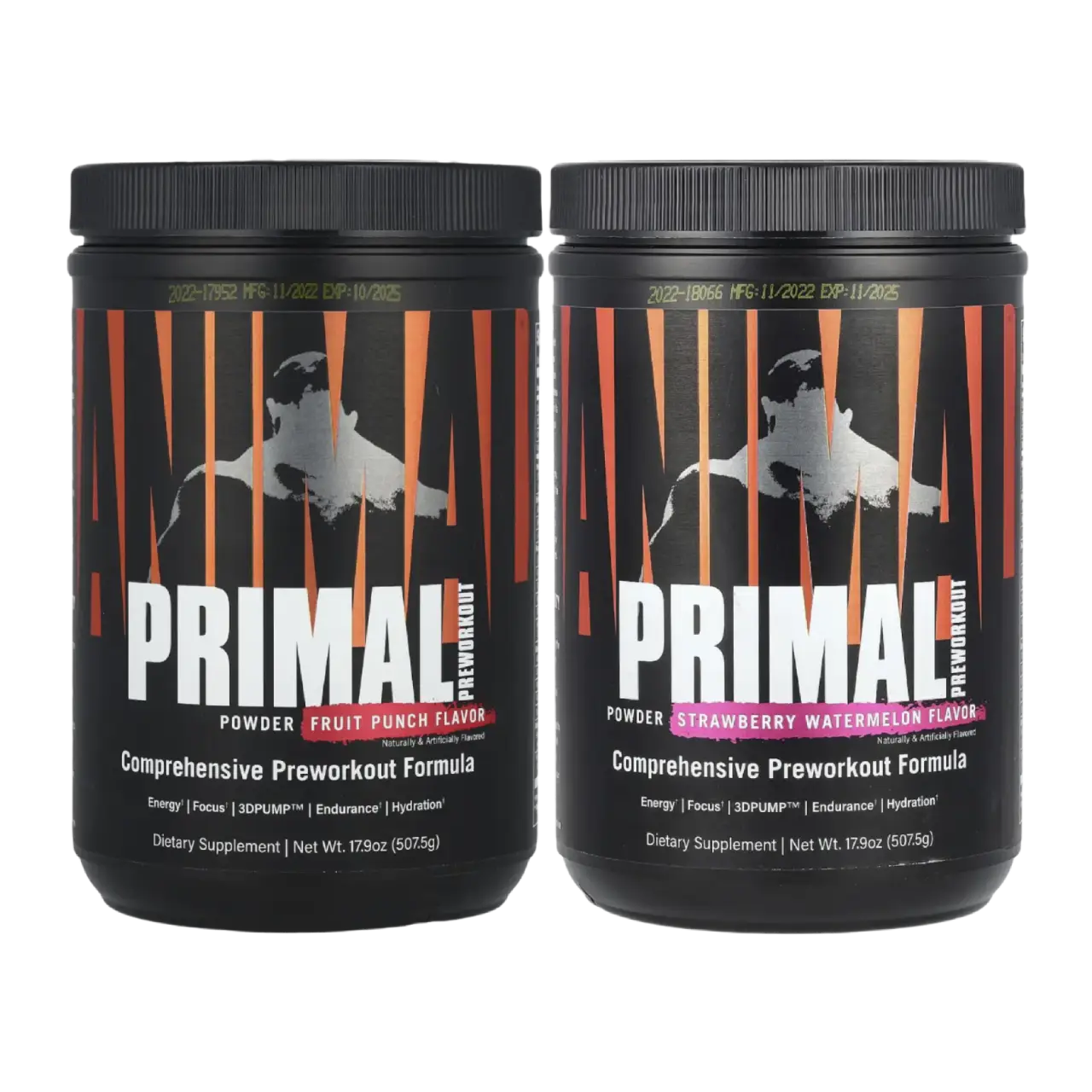 Animal Primal Preworkout Powder 507g - Premium Workout Supplement for Energy & Focus - Ideal for Gym, Bodybuilding & Fitness Training