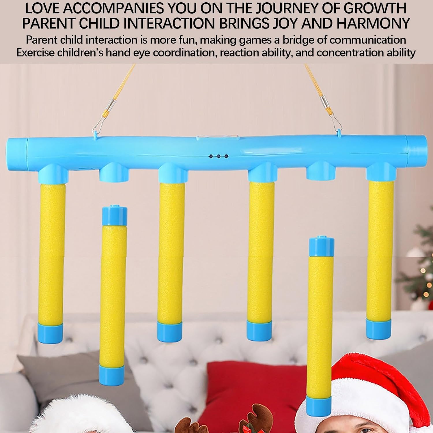 Upgrade Reflex Challenge Game - Drop The Stick Game for Hand Eye Coordination & Reaction Training - Adjustable Speed Catching Toy for Kids & Adults - Perfect for Family Game Night, Classroom Activities & Party Entertainment