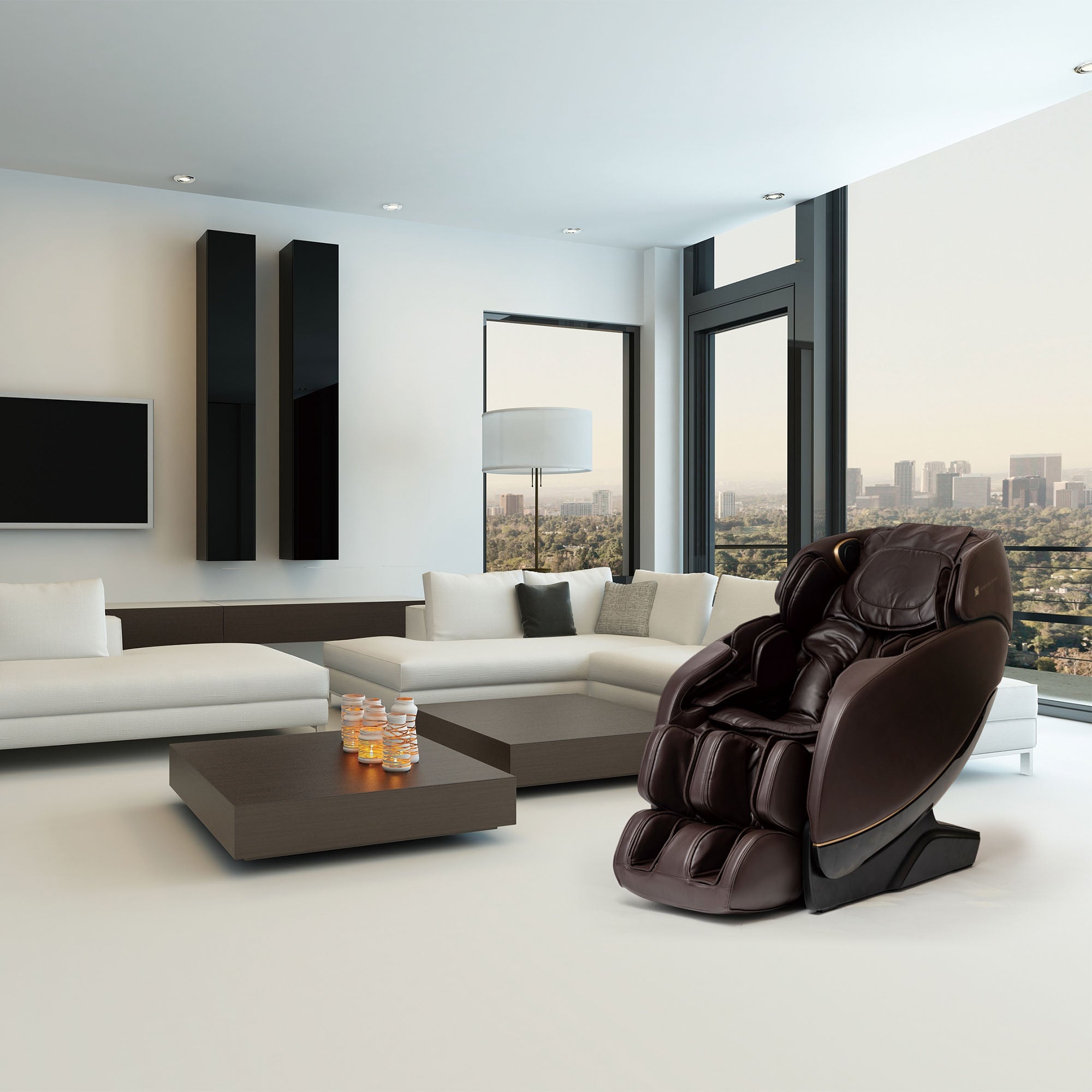 Inner Balance Jin 2.0 Full Body Massage Chair with Zero Gravity Recliner - Shiatsu Massage for Home & Office Relaxation