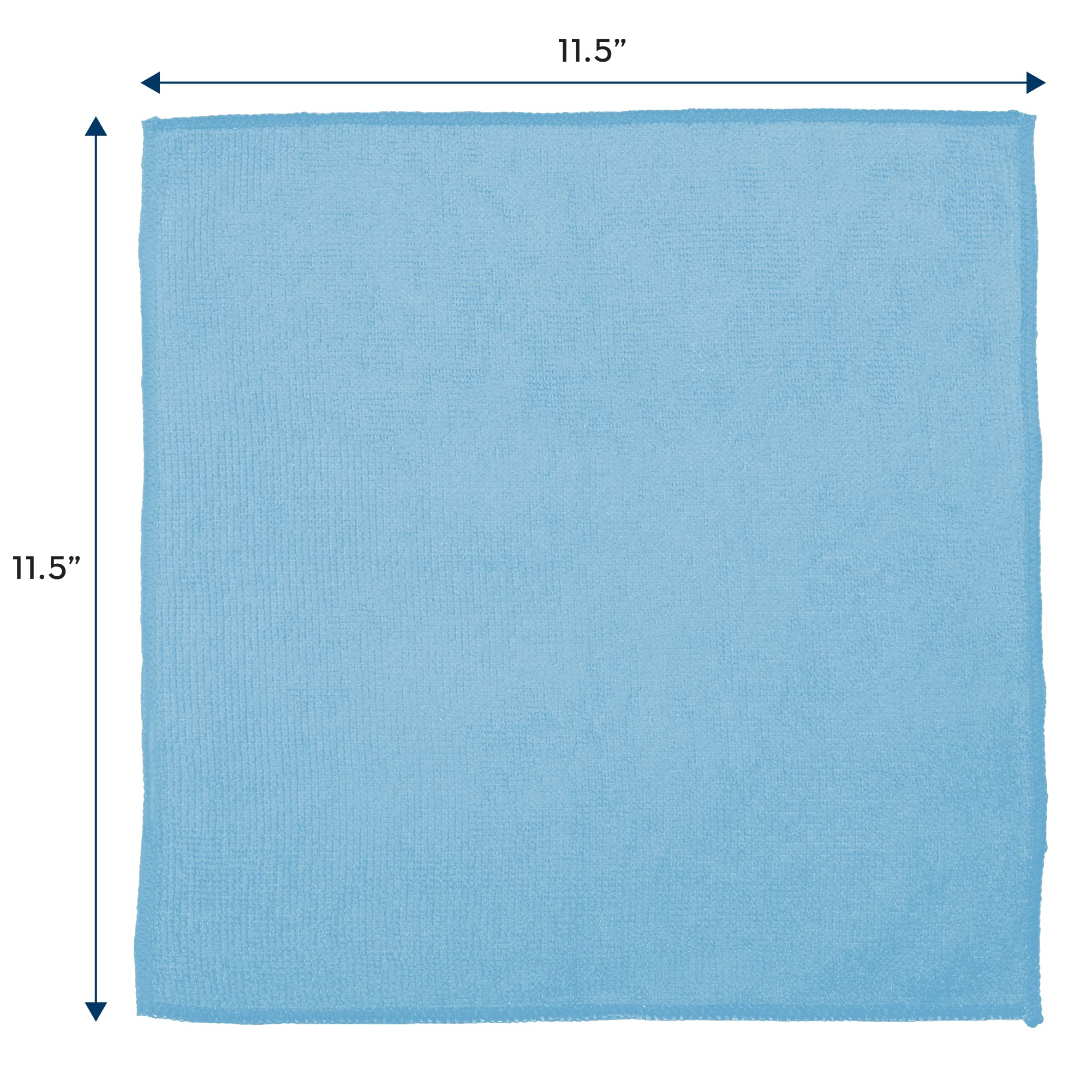 100-Pack Premium Microfiber Cleaning Cloths - 11.5