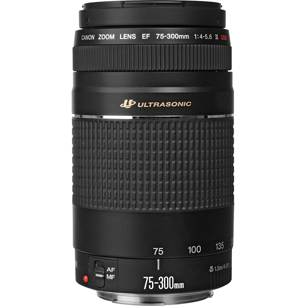 Canon EF 75-300mm f/4-5.6 III USM Telephoto Zoom Lens for DSLR Cameras - Perfect for Wildlife, Sports & Travel Photography
