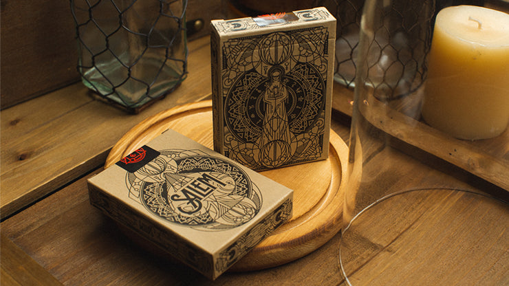 Premium Salem Playing Cards - Classic Poker Size Deck for Magic Tricks, Card Games & Collectibles | Perfect for Poker Nights, Family Gatherings & Party Entertainment