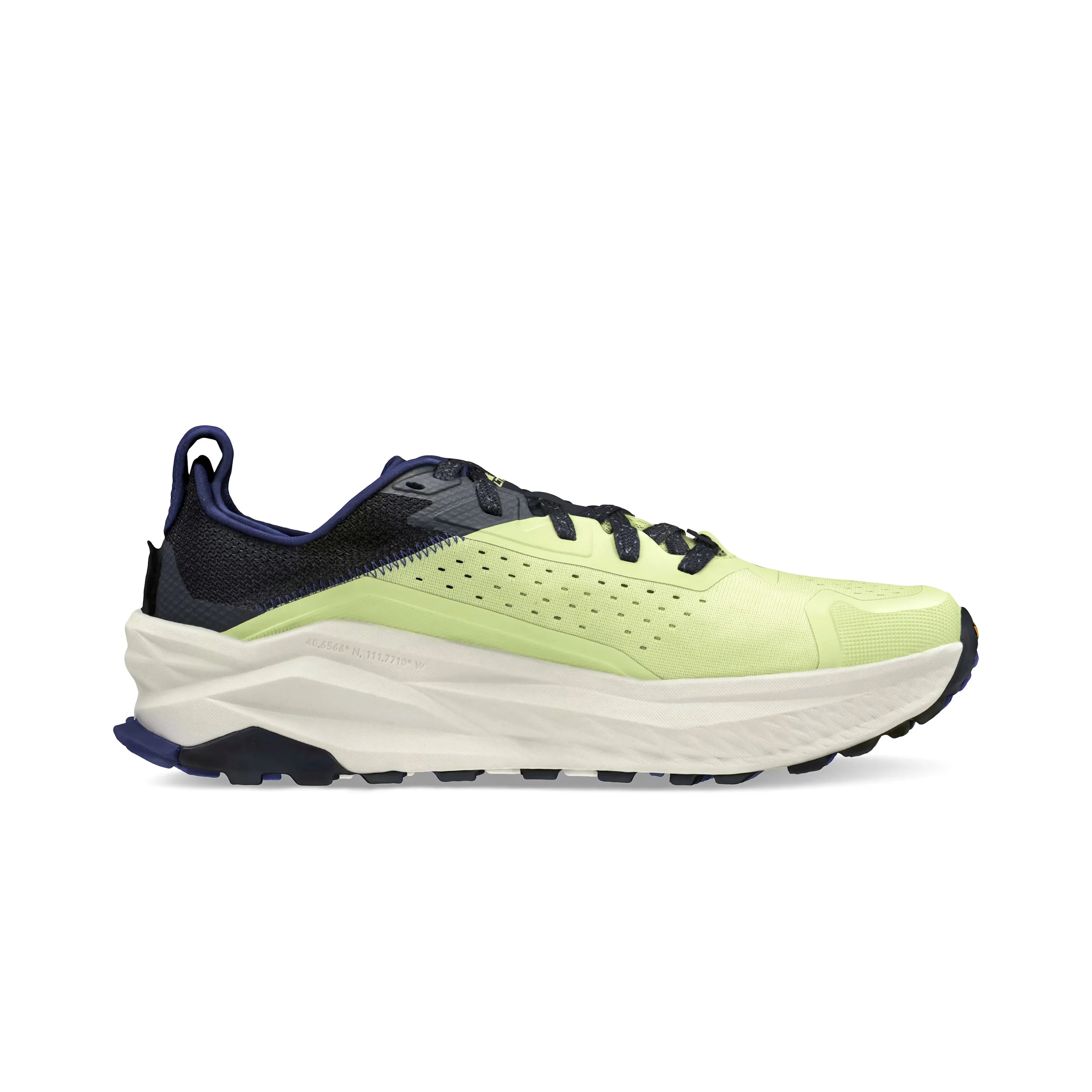 Altra Men's Olympus 6 Trail Running Shoes - Black/Green - Lightweight Hiking & Outdoor Adventure Footwear for Men
