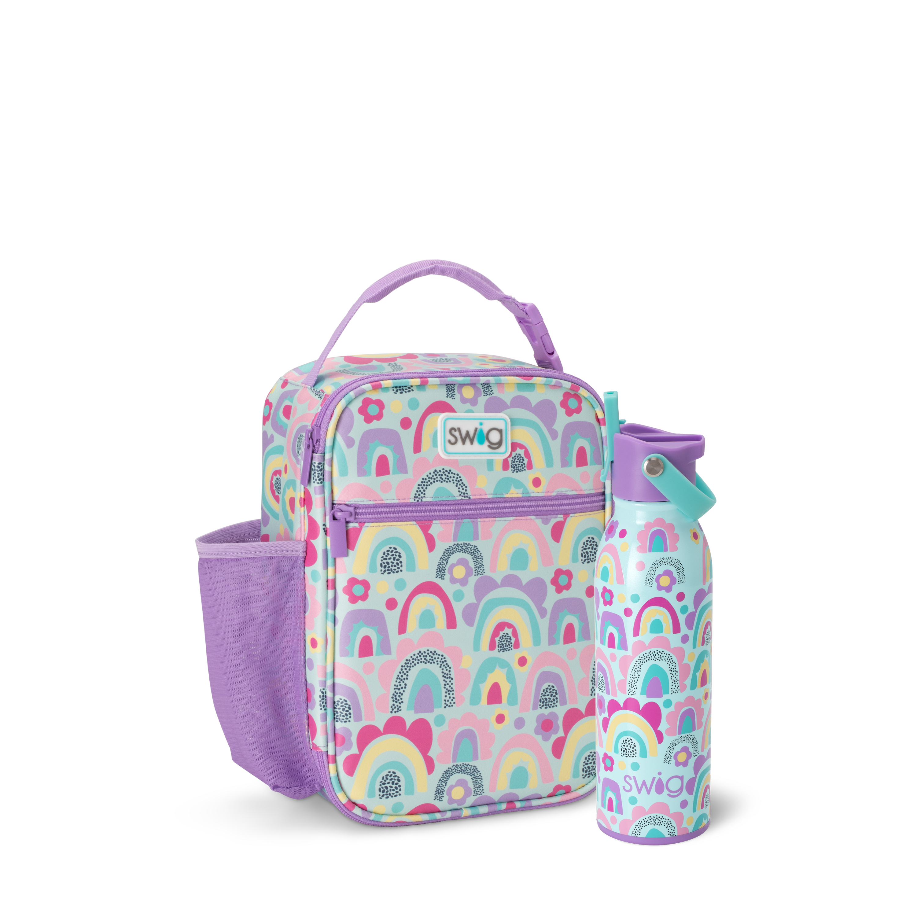 Rainglow Boxxi Lunch Bundle - Insulated Lunch Box for Kids & Adults, BPA-Free & Leak-Proof - Perfect for School, Work, Picnics & Outdoor Activities