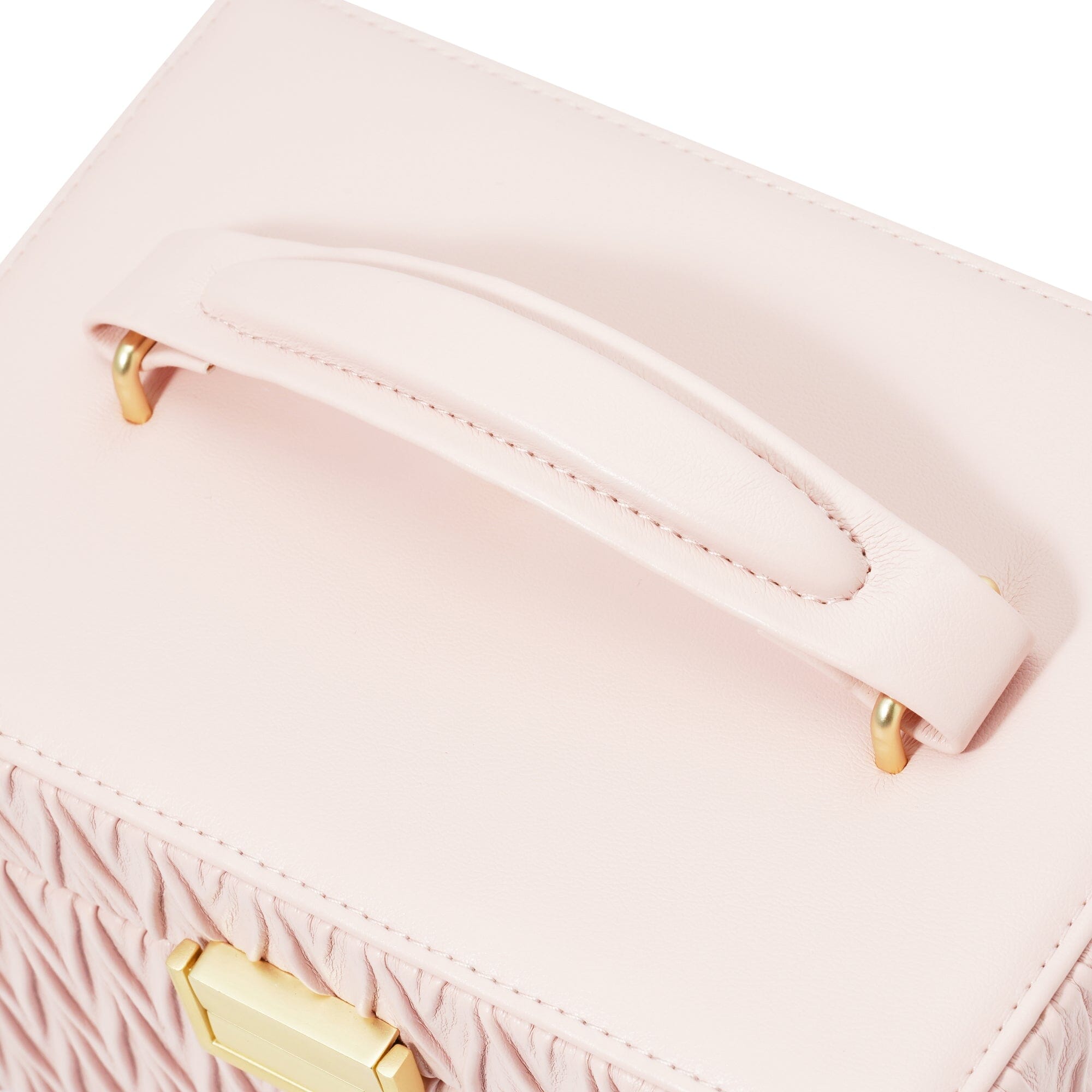 Elegant Small Pink Embossed Jewelry Box - Perfect for Gift Giving, Travel & Home Storage | Jewelry Organizer for Necklaces, Rings & Earrings