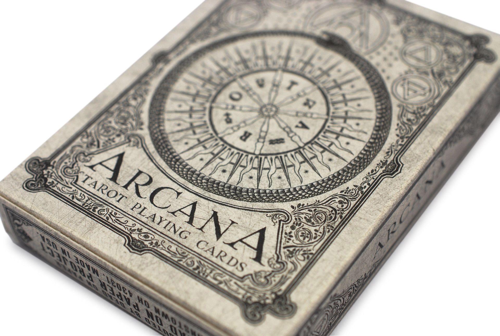 Arcana Tarot Cards Deck - 78 Card Classic Rider-Waite Style with Guidebook for Beginners & Professionals | Perfect for Divination, Meditation & Spiritual Growth
