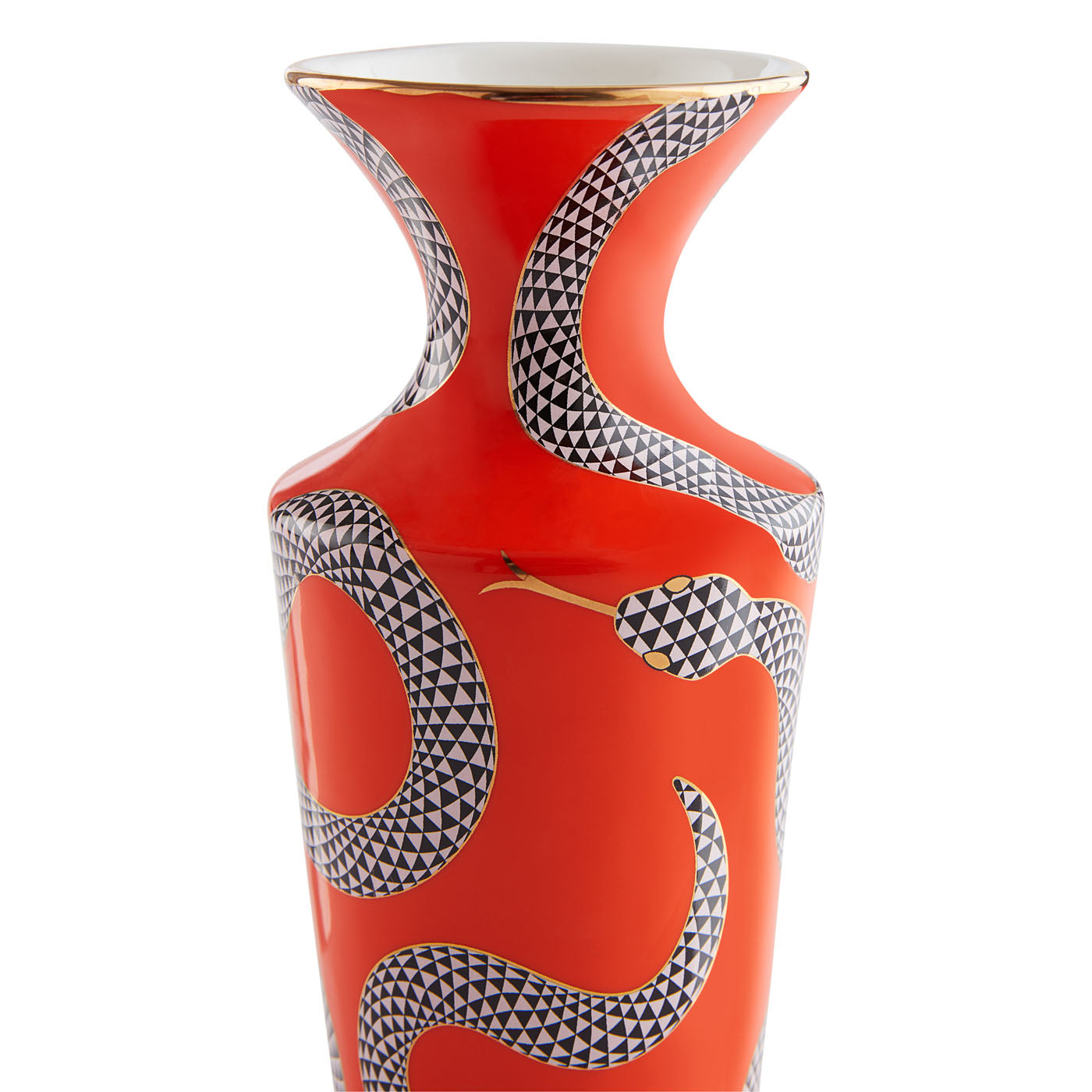 Eden Cuff Vase - Elegant Ceramic Flower Vase for Home Decor, Wedding Centerpiece, and Tabletop Display