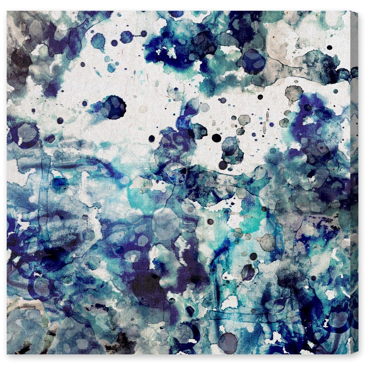 Abstract Wall Art Canvas Print 'Morning Lake' - 16