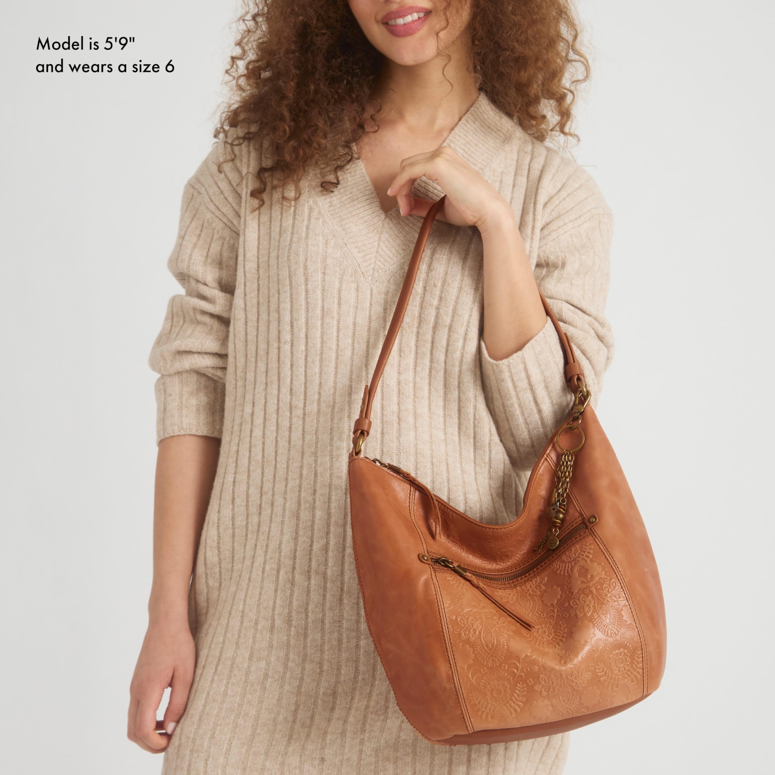 The Sak Sequoia Hobo Bag - Premium Large Leather Women's Handbag for Everyday Use & Travel - Durable Purse with Zipper Pocket - Perfect for Work, Shopping and Weekend Getaways
