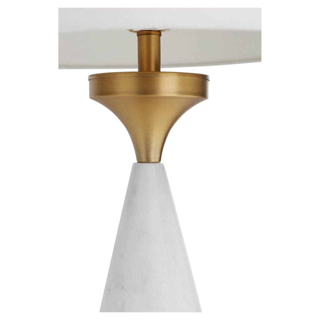 Cyan Design 11220 Solid Snow Table Lamp - White Modern Bedside Lamp by J. Kent Martin | Perfect for Living Room, Bedroom & Office Decor