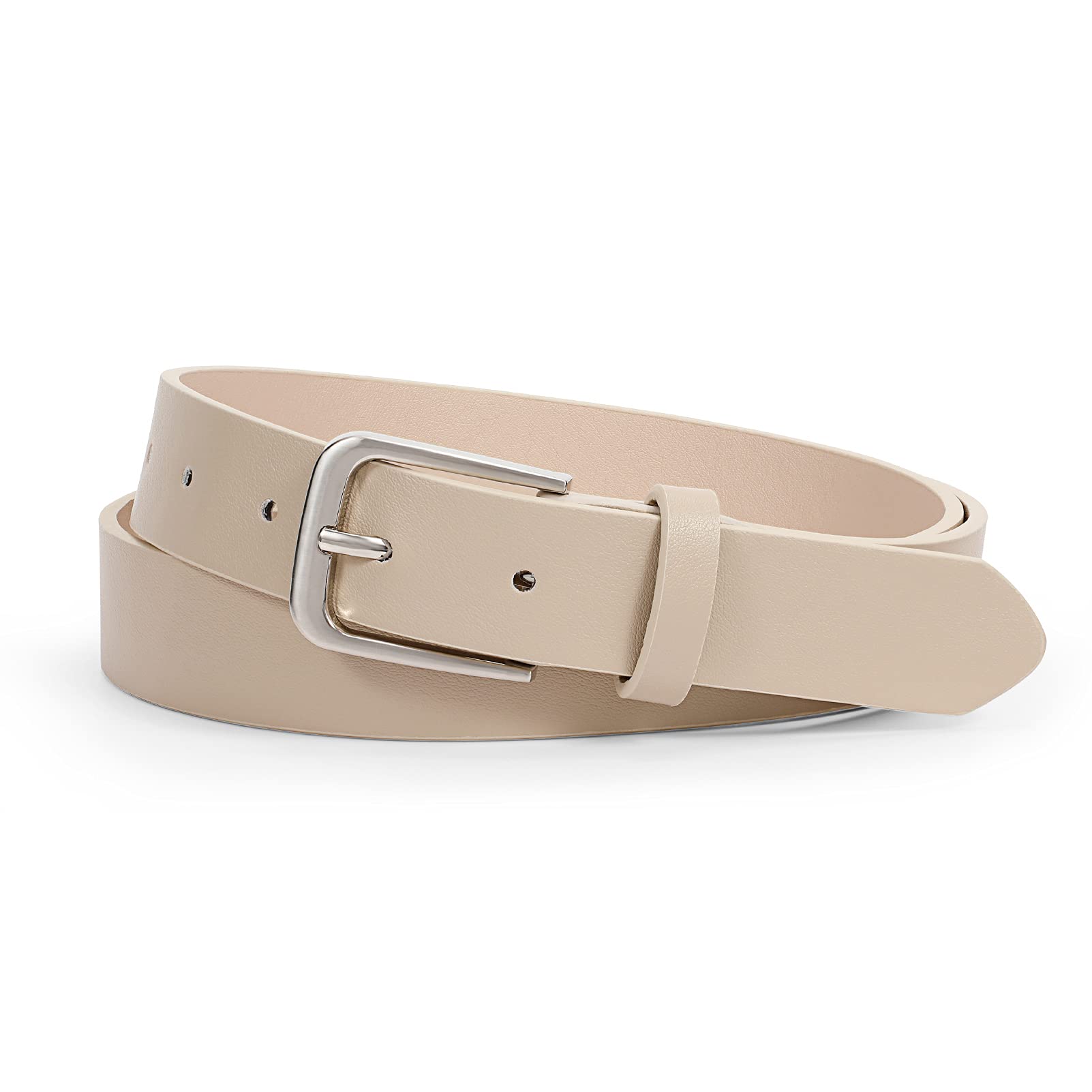 WHIPPY Women's Genuine Leather Casual Belt - Adjustable Waist Belt for Jeans, Pants & Dresses | Fashion Accessory for Everyday Wear, Office & Special Occasions