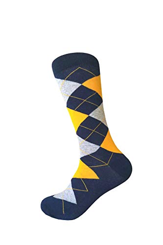 Navy/Gold Yellow/Light Heather Grey