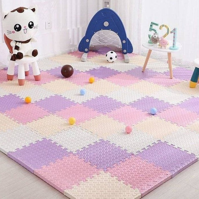 Soft Foam Play Mat for Babies - Non-Toxic Tummy Time & Crawling Activity Mat for Infants - Perfect for Nursery, Playroom & Daycare Floor Protection