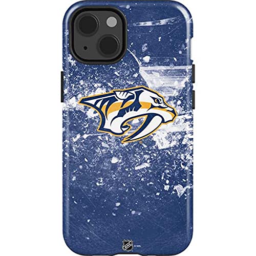 Official NHL Nashville Predators Frozen Design Impact Phone Case for iPhone 13 - Durable Protection with Stylish Hockey Team Graphics - Perfect for Game Days, Everyday Use & Sports Fans