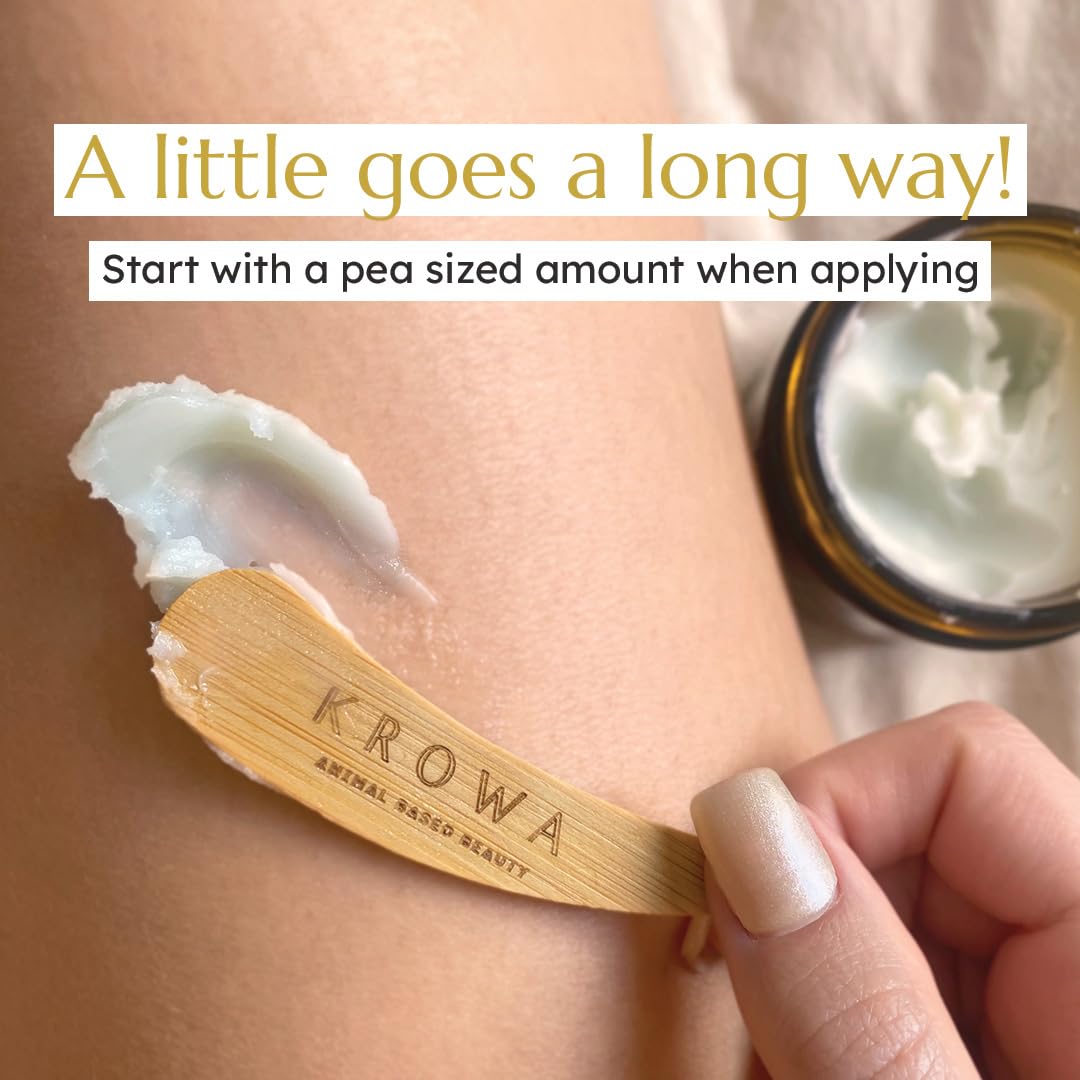 All-Natural Grass-Fed Beef Tallow Body Balm with Essential Oils | 6oz Moisturizer for Dry, Sensitive Skin | Phthalate-Free, Preservative-Free Skincare | Perfect for Eczema, Psoriasis & Daily Hydration