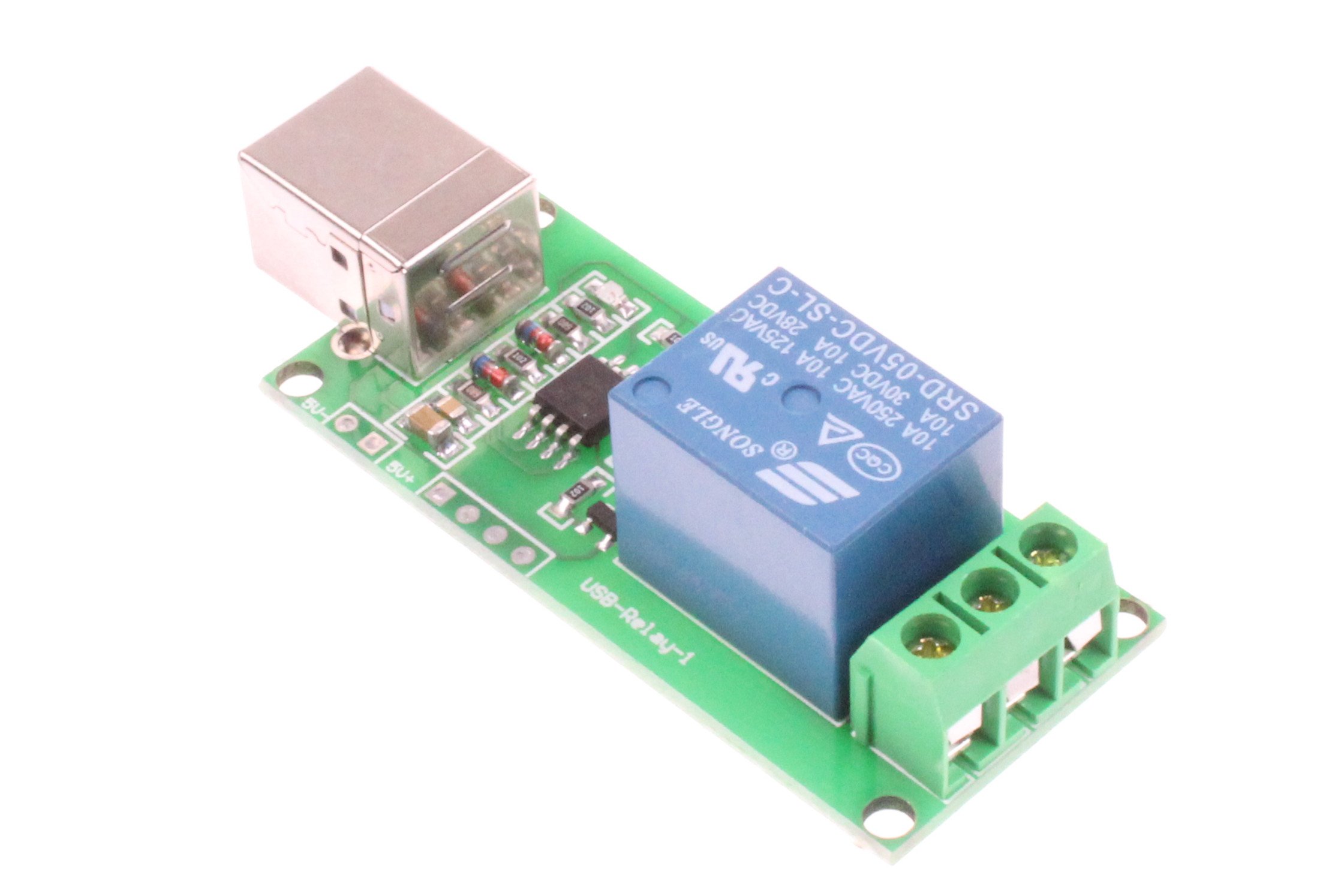 NOYITO 5V USB Relay Module - 1-Channel PC Control Switch for Smart Home Automation