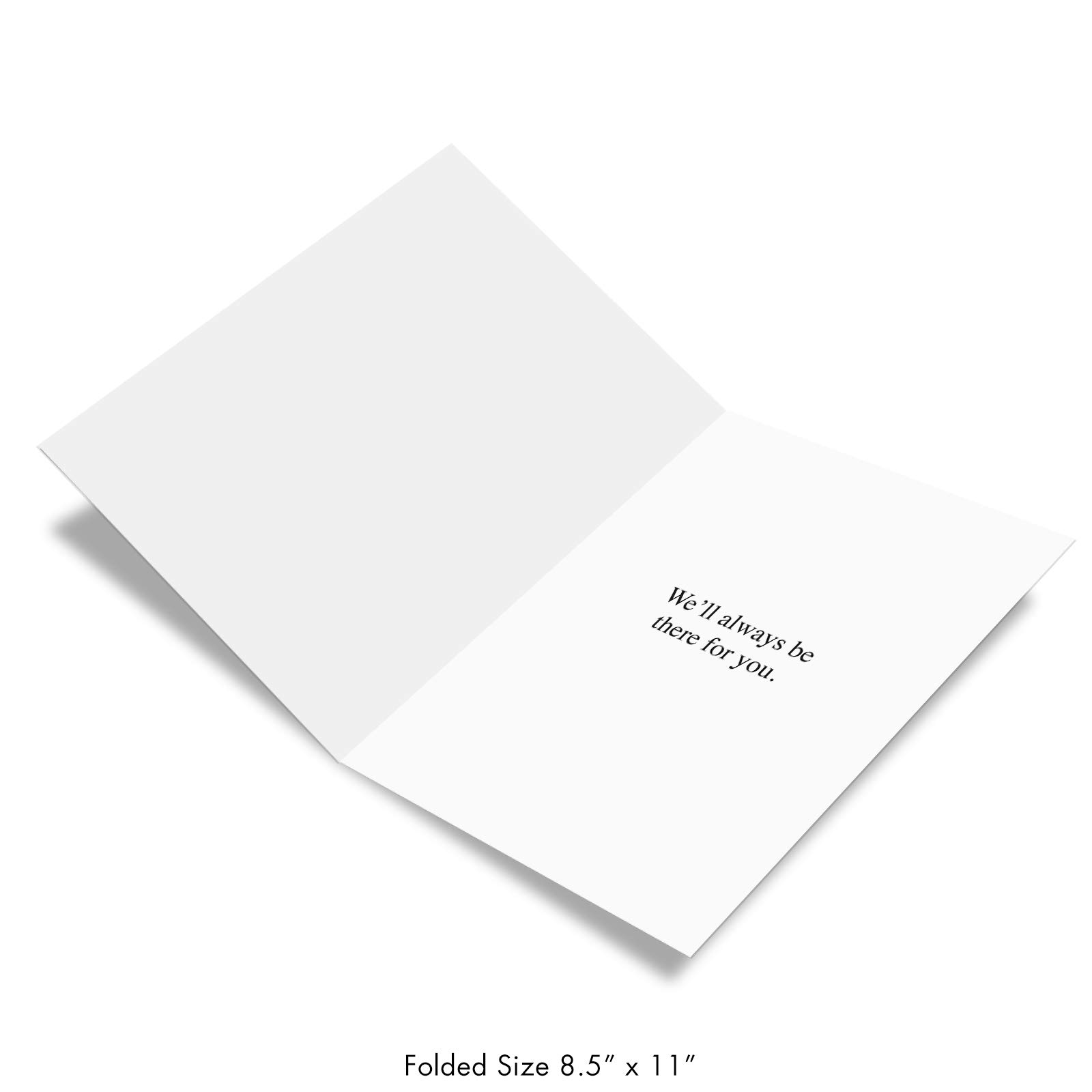 Funny Friendship Card - Large 8.5 x 11 Inch Encouragement Greeting Card with Envelope (1 Pack) - Perfect for Birthdays, Anniversaries & Special Occasions - J6342FRG-US