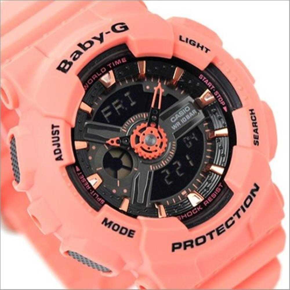 Casio Baby-G BA-111-4A2DR Digital Sport Watch for Women - Water Resistant, Shockproof, LED Light - Perfect for Running, Swimming & Outdoor Activities
