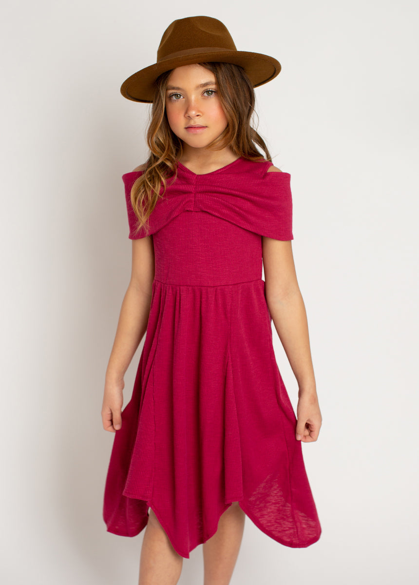 Medora Dress in Barberry - Elegant Floral Print Summer Dress for Women | Perfect for Weddings, Parties & Casual Outings