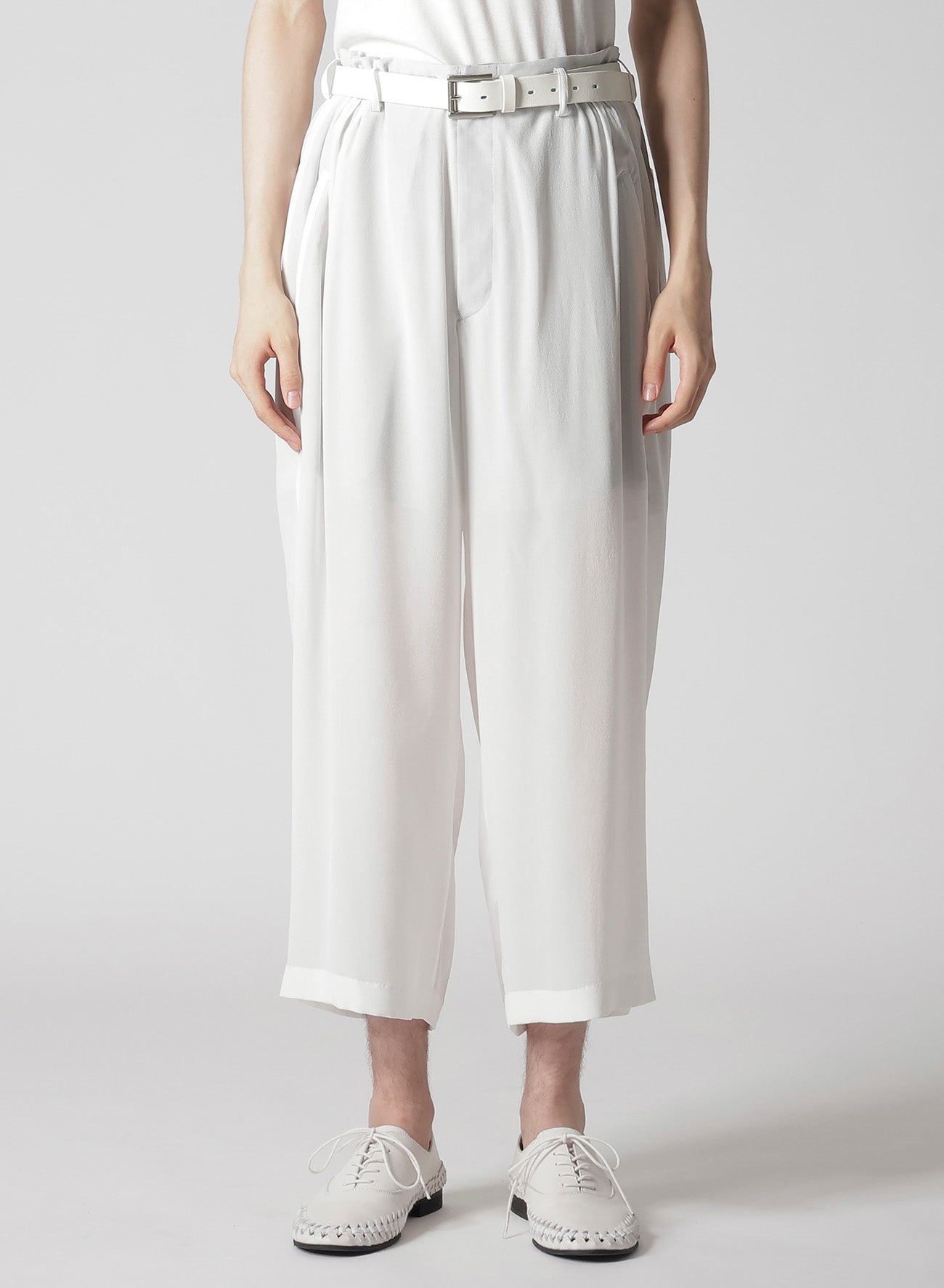 12M Silk Design Waist Gather Pants for Women - Elegant High Waist Palazzo Trousers for Casual Wear, Office & Special Occasions