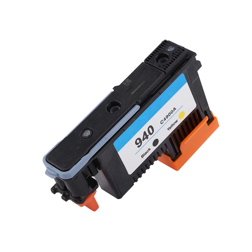HP 940 C4900A C4901A Printheads for 8000 & 8500 Series Printers - High-Quality Black & Yellow Ink Cartridges for Smooth Printing & No Paper Jams - Ideal for Office Documents, Business Reports & High-Volume Printing