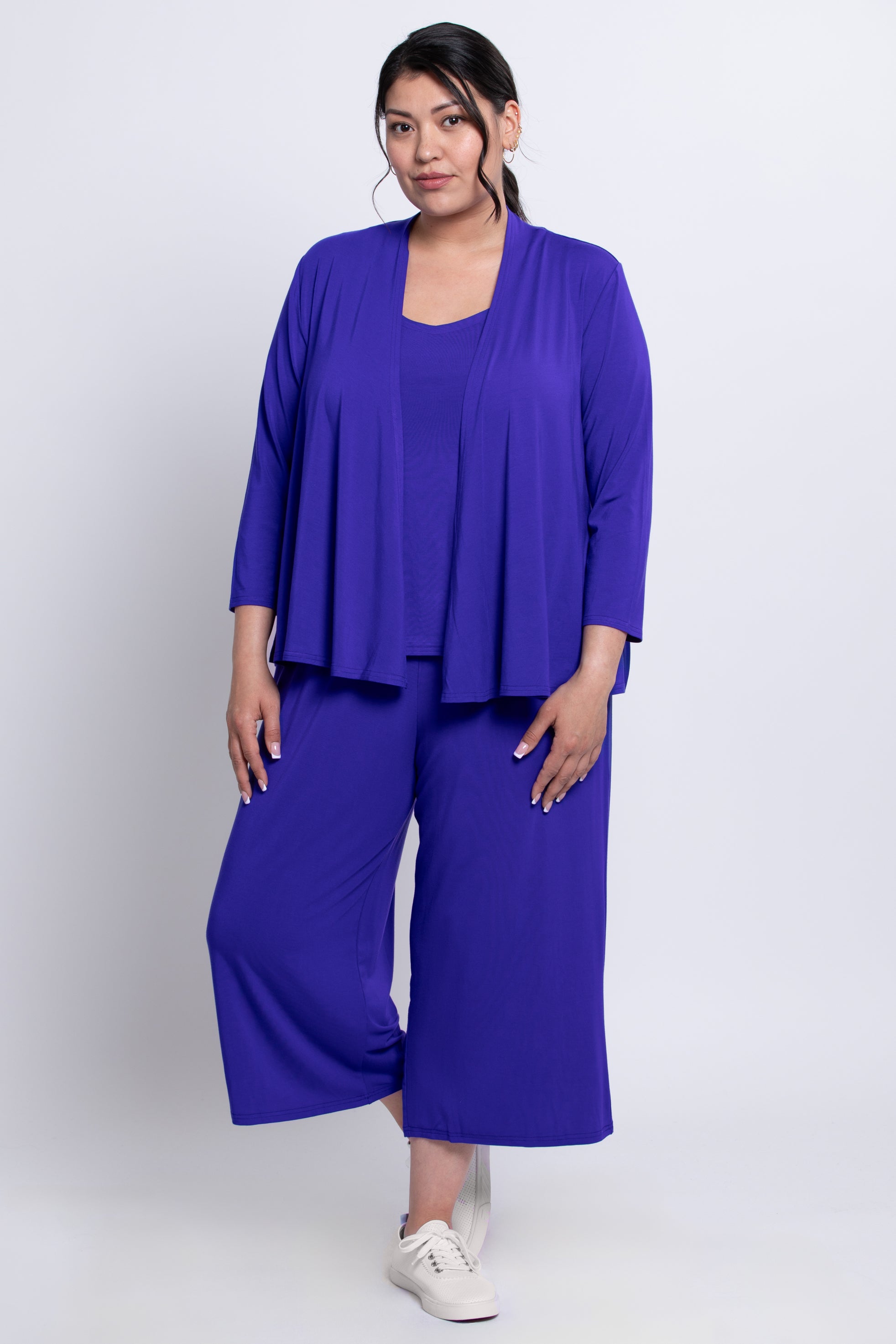 Kathy Women's Lightweight Bamboo Jacket in Violet - Perfect for Outdoor Activities, Travel & Casual Wear