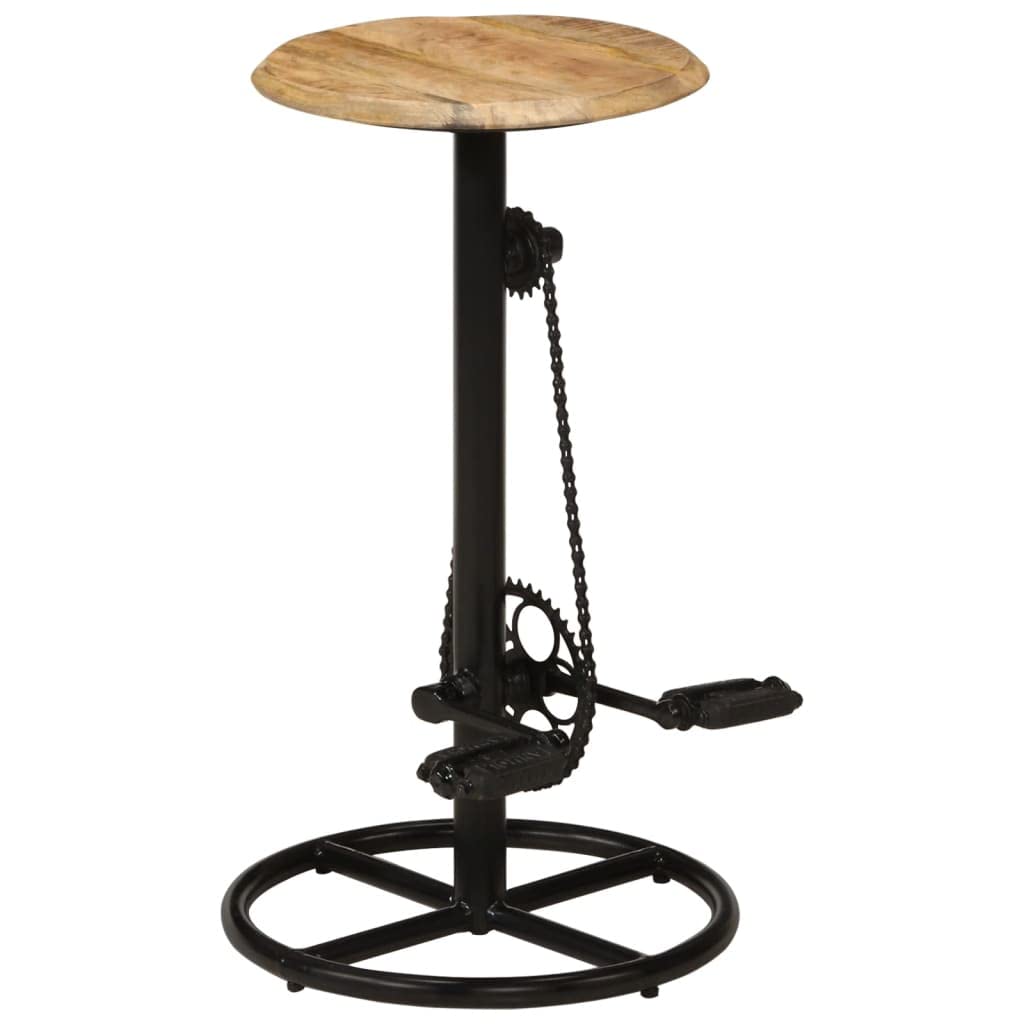 Premium SKM Bar Stools Set of 2 - Solid Mango Wood Counter Height Chairs (Model 6413) - Perfect for Kitchen Islands, Breakfast Bars & Home Bars